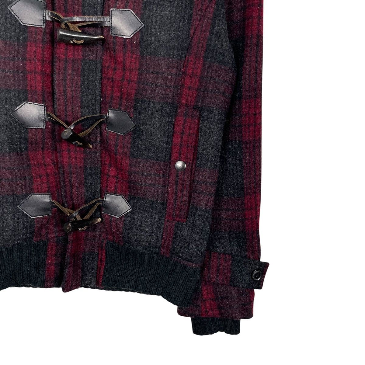 BIGI Men’s Bigi Wool Tartan Duffle Jacket Size US S / EU 44-46 / 1 - 4 Thumbnail