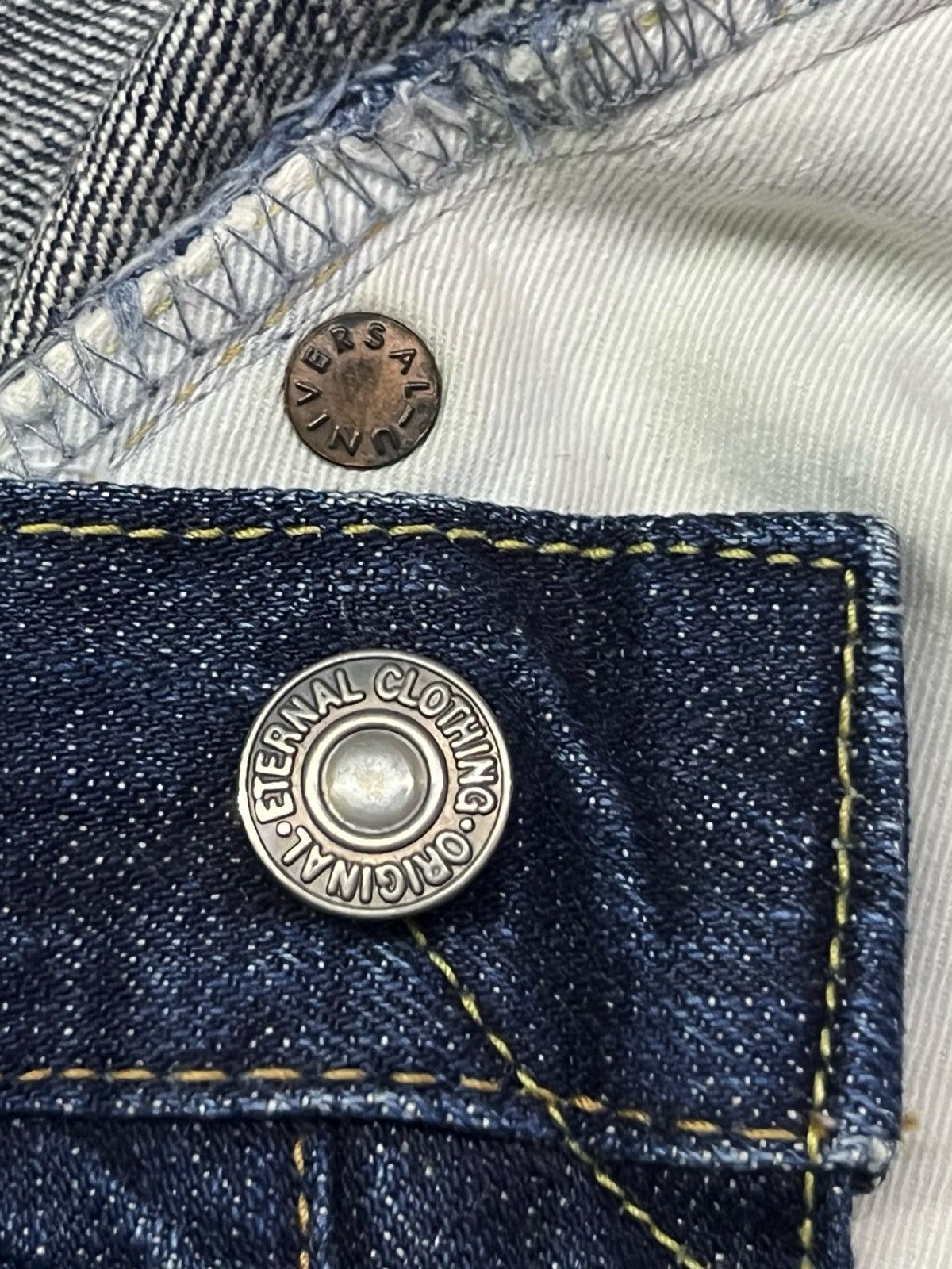 Eternal Vintage ETERNAL Japanese Denim | Vintage Faded Honeycomb Size US 33 - 10 Thumbnail