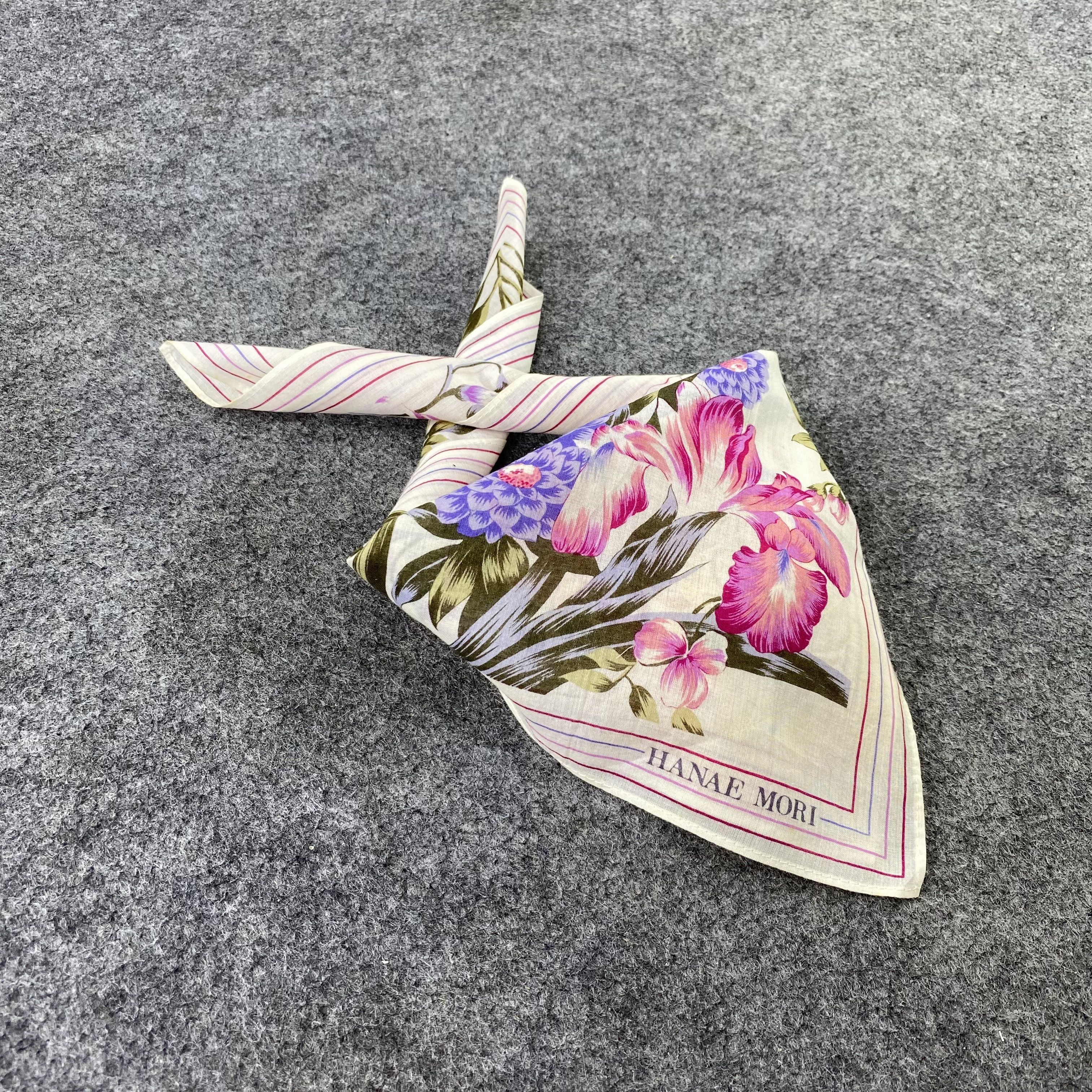 Hanae Mori Hanae Mori Handkerchief / Bandana / Neckerchief-B1069 Size ONE SIZE - 1 Thumbnail