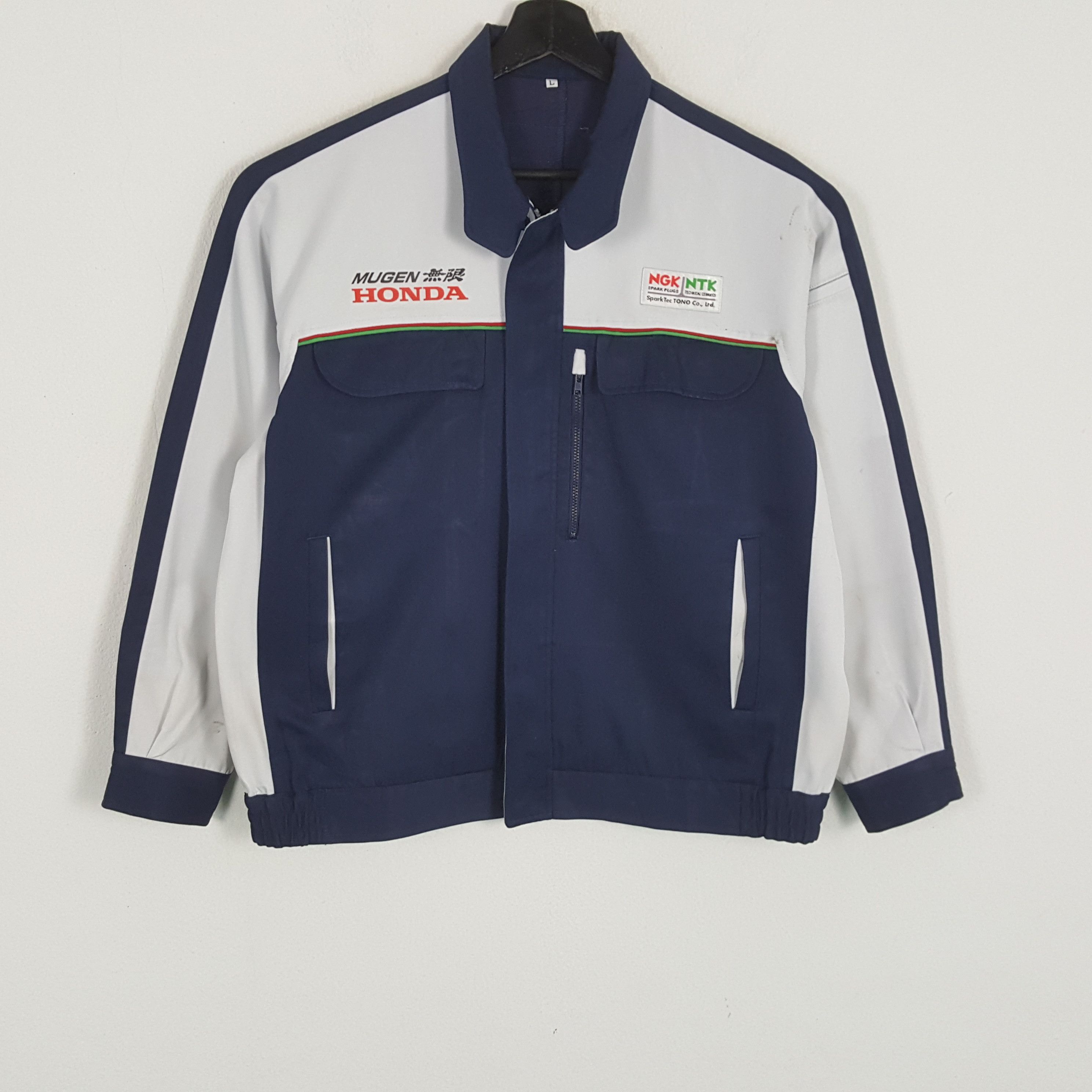 Vintage MUGEN HONDA Japanese Motorsports Custom Art Jacket Size US L / EU 52-54 / 3 - 3 Thumbnail