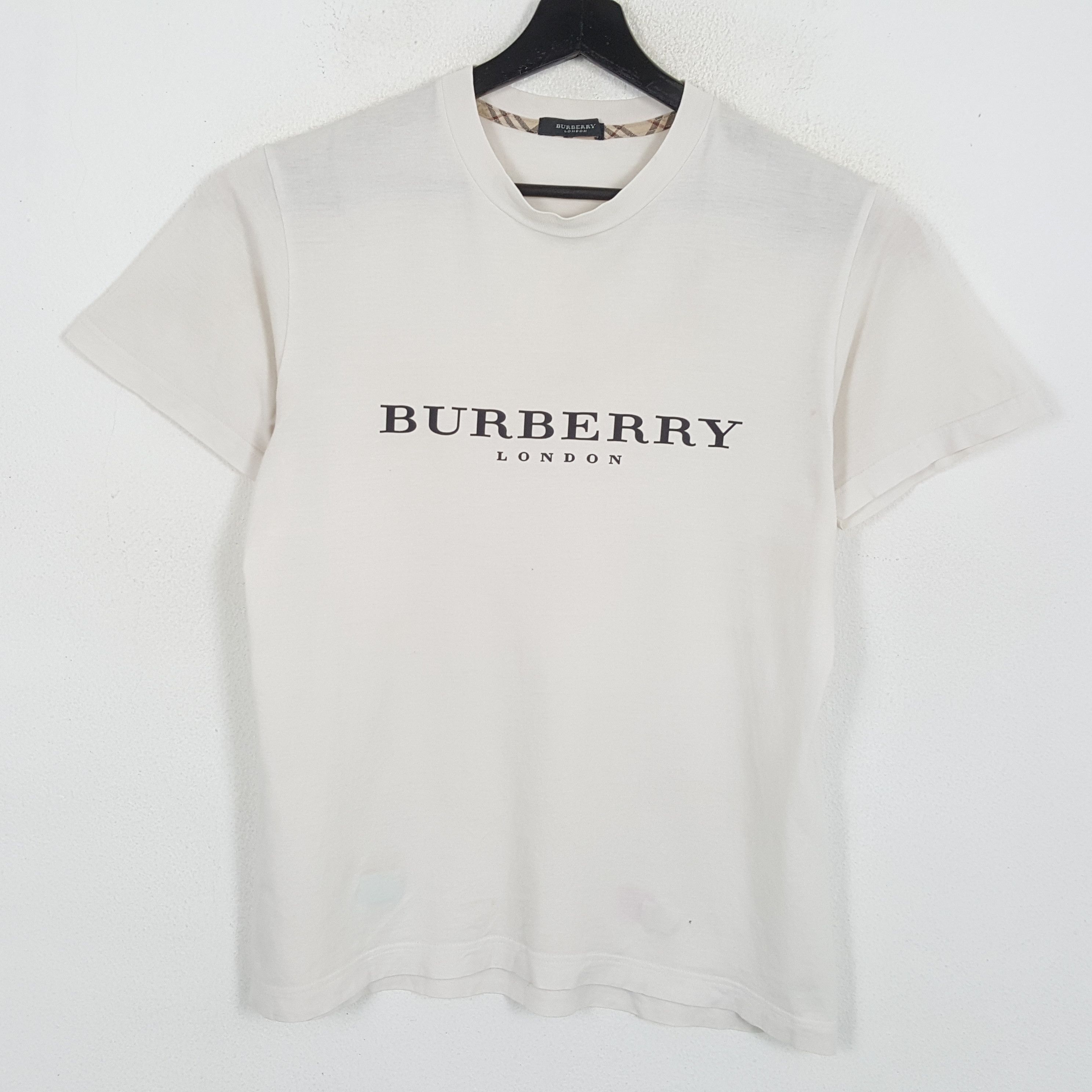Burberry × Vintage BURBERRY LONDON Fashion Style Custom Tshirt Size US M / EU 48-50 / 2 - 1 Thumbnail
