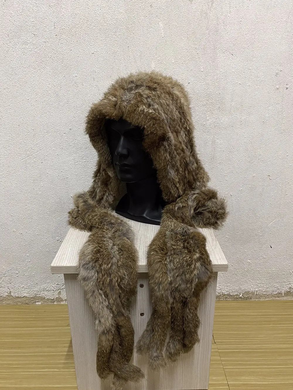 GOA Rare GOA Fur Fleece Japanese Brand Earflap Beanie Hat Size ONE SIZE - 3 Thumbnail