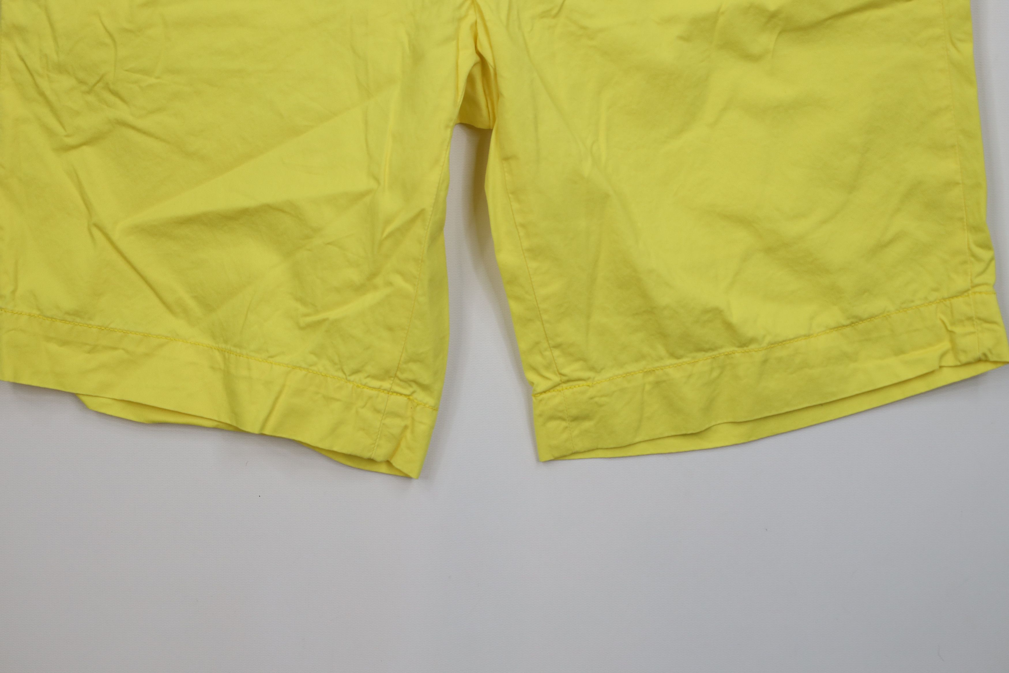 Ralph Lauren Vintage 90s Ralph Lauren Above Knee Chino Golf Shorts Yellow Size US 30 / EU 46 - 4 Thumbnail