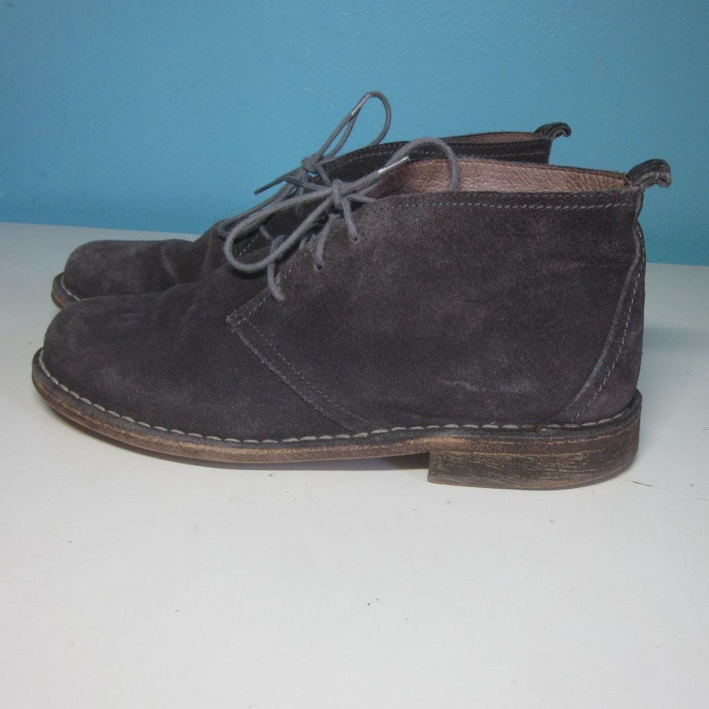 Other Eric Michael Gray Suede Lace Up Booties Size 37 / 6.5 Size US 7 / IT 37 - 10 Thumbnail