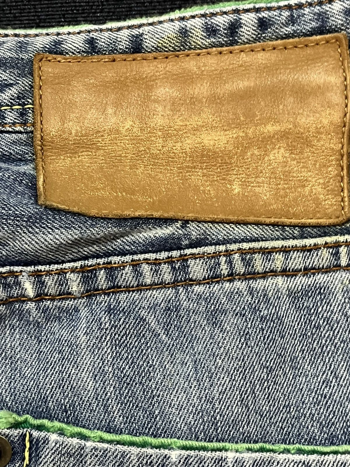 Japanese Brand Vintage Mcnaural Grunge Faded Distressed Denim Size US 30 / EU 46 - 11 Thumbnail