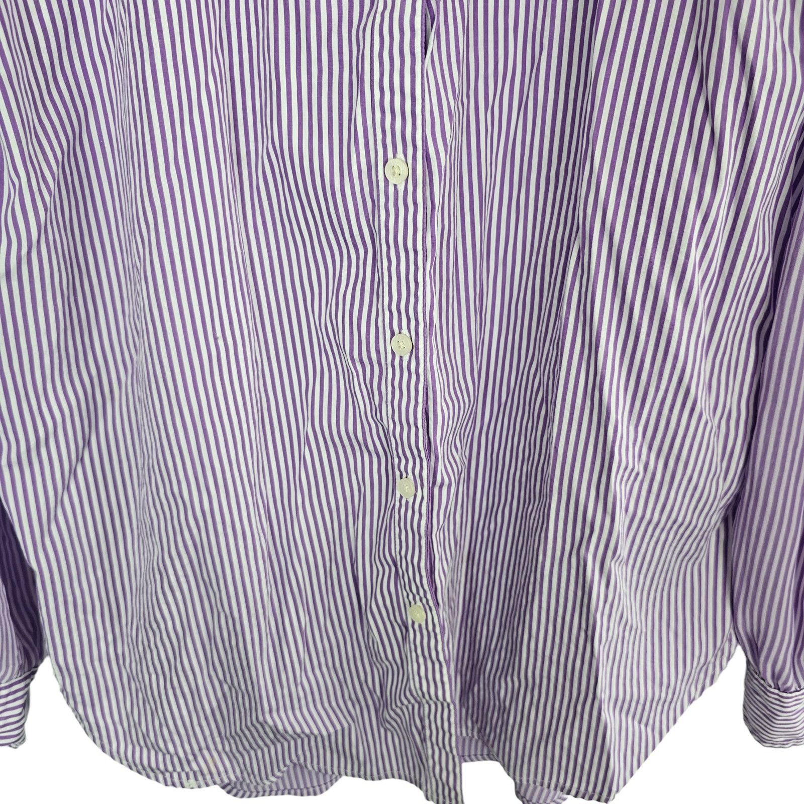 Lauren Ralph Lauren Lauren Ralph Lauren Womens Striped Top Size M Classic Career Size M / US 6-8 / IT 42-44 - 3 Thumbnail