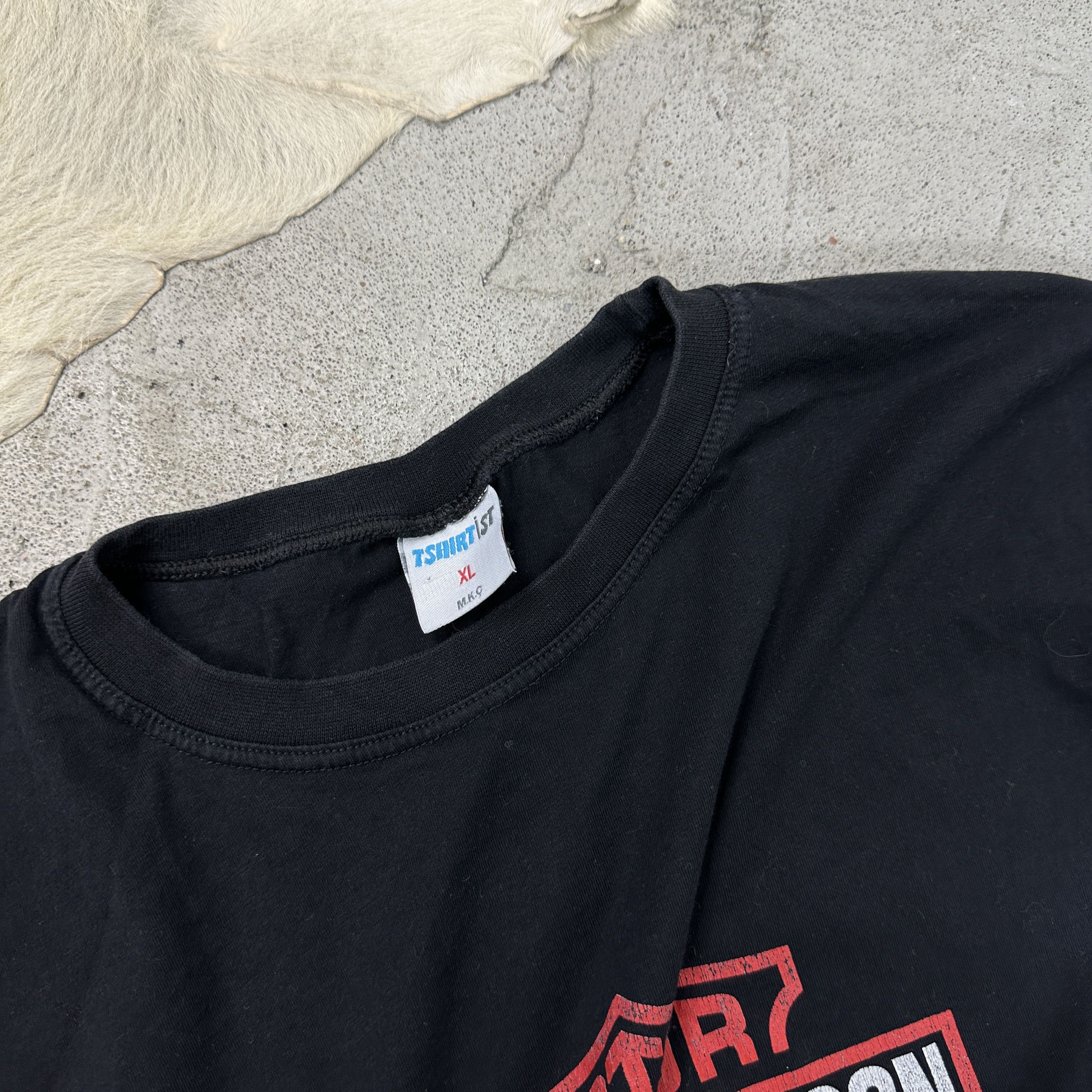 Harley Davidson × Vintage Vintage Oversize Moto Streetwear Harley Davidson T-shirt 00s Size US L / EU 52-54 / 3 - 3 Thumbnail