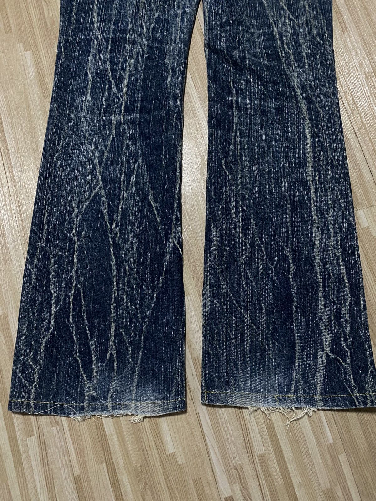 Edwin × Japanese Brand 💥INSANE 90s EDWIN RUSTY MUDWASH💥BOOTCUT RARE Size US 28 / EU 44 - 12 Thumbnail