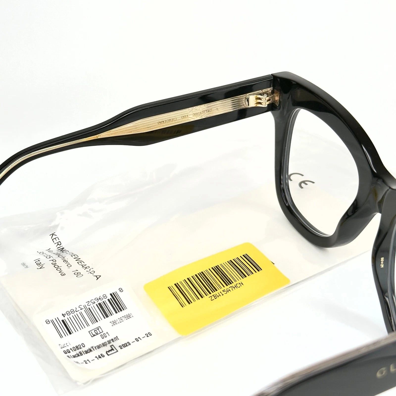 Gucci GUCCI GG1082O Authentic 1082 Black Pin Eyeglasses 001 Size ONE SIZE - 6 Thumbnail
