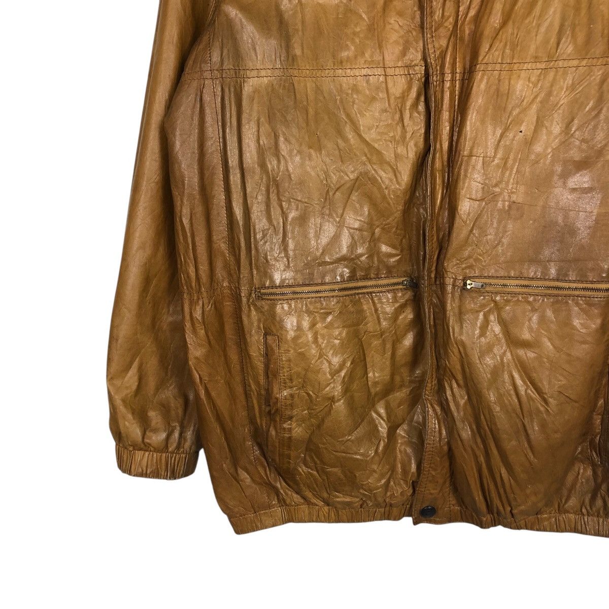Japanese Brand × Vintage 📌Vintage Biker Leather Jacket Bleriot Size US L / EU 52-54 / 3 - 5 Thumbnail