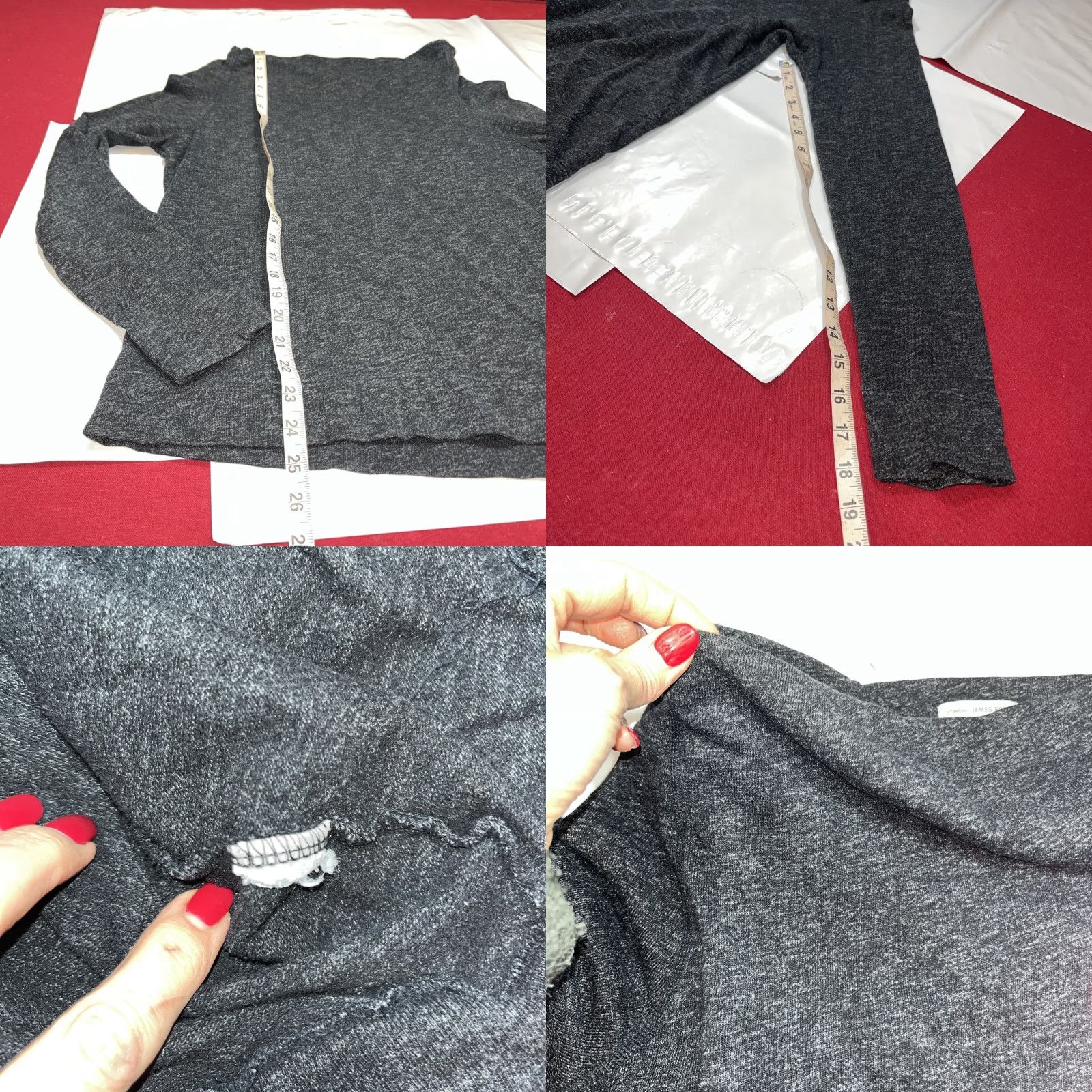 James Perse James Perse Standard BLACK Knit Shirt Wide High Neck Pullover Size 3 Large L Size L / US 10 / IT 46 - 8 Thumbnail