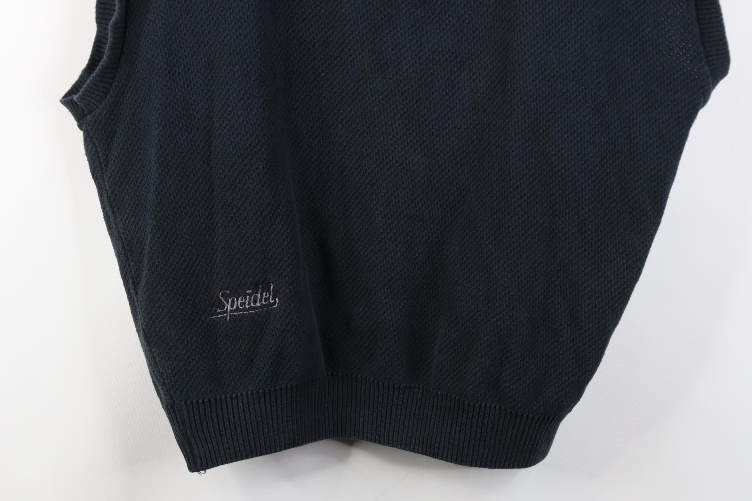 Vintage Vintage 90s Golf Course Thermal Knit Sweater Vest Black USA Size US XL / EU 56 / 4 - 3 Thumbnail