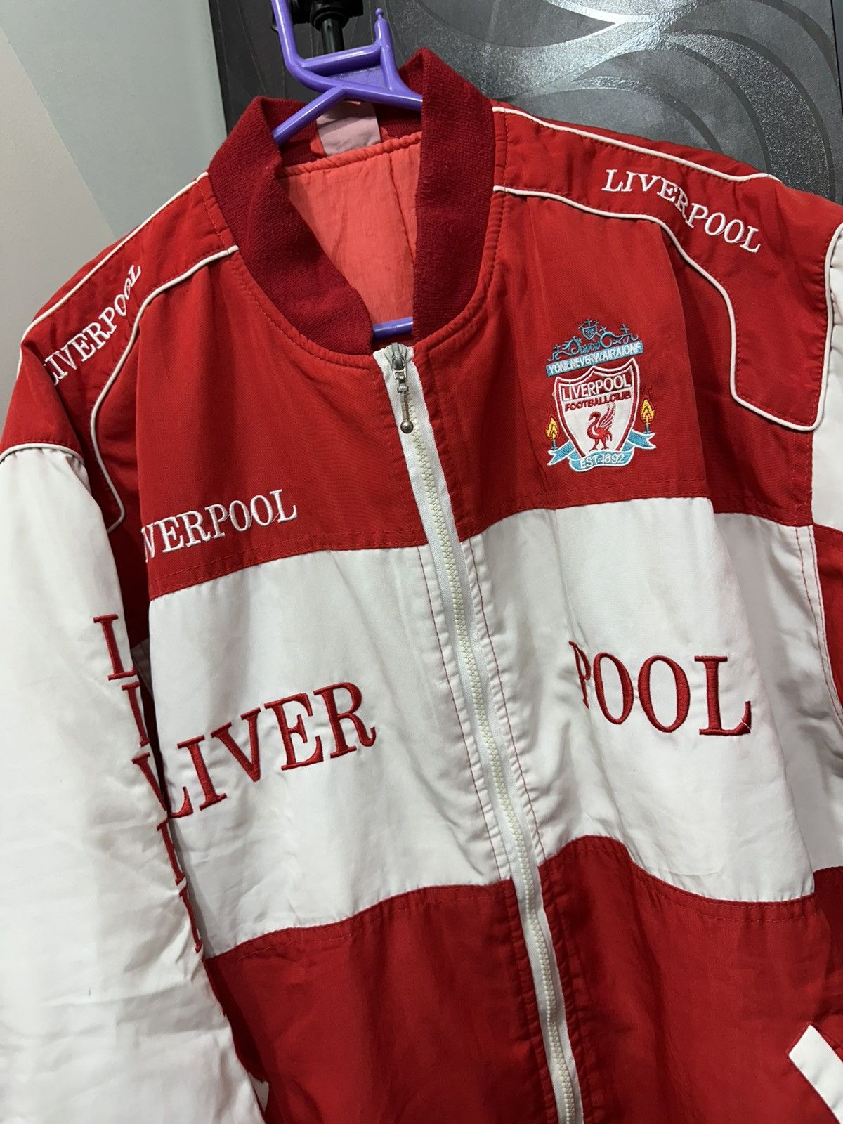Other Crazy Liverpool Bomber Jacket 🏎️🏁 Size US L / EU 52-54 / 3 - 6 Thumbnail