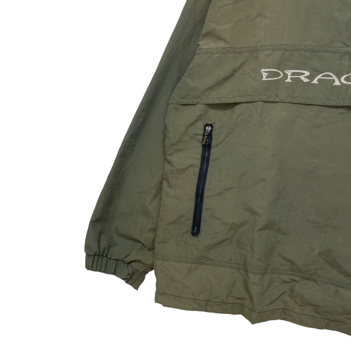 Japanese Brand × Vintage Japanese Brand Dragon Optica Half zip Hooded Size US M / EU 48-50 / 2 - 3 Thumbnail