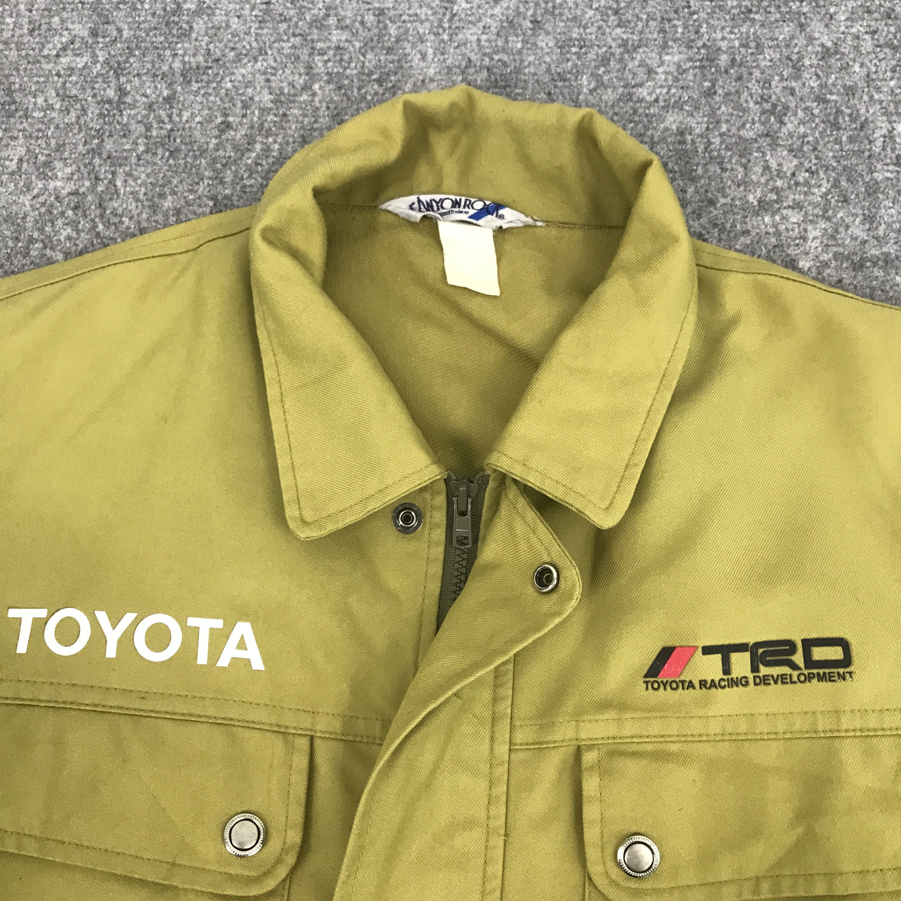 Japanese Brand Rare Toyota Racing Custom Art Worker Jacket Size US L / EU 52-54 / 3 - 9 Thumbnail