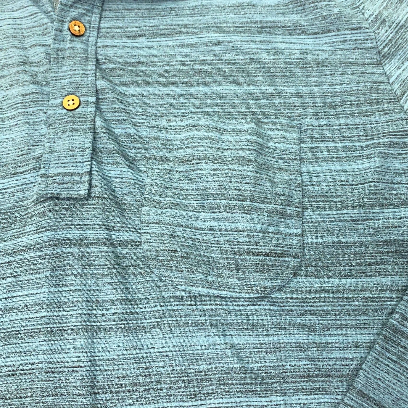 Vintage Winston Mens Polo Shirt 2XLT Blue Striped Long Sleeve Collared Cotton Polyester NWT Western Style Shirt Size US XXL / EU 58 / 5 - 2 Thumbnail