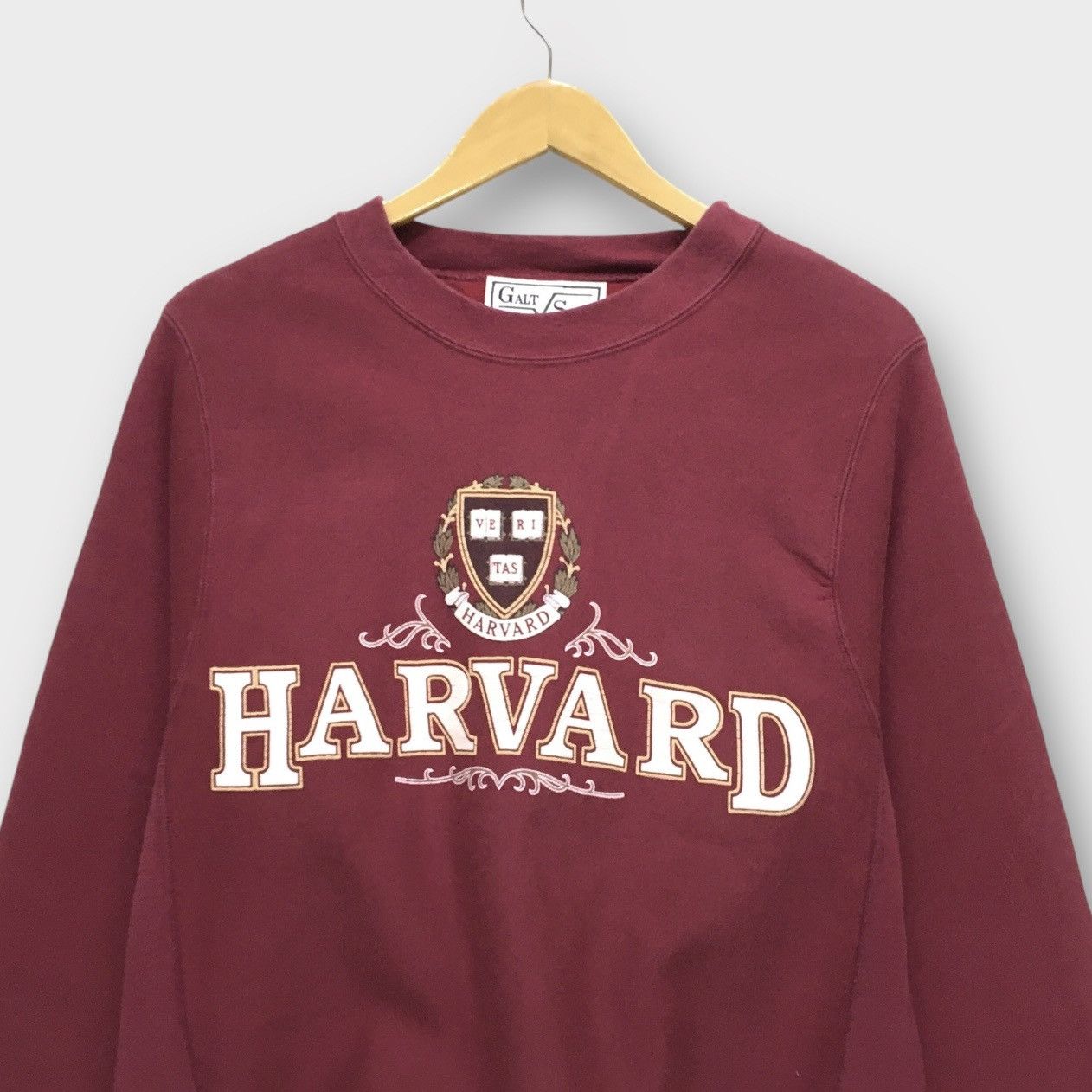 Other Vintage 90s Galt Sand Harvard University CrewNeck Size US M / EU 48-50 / 2 - 2 Thumbnail