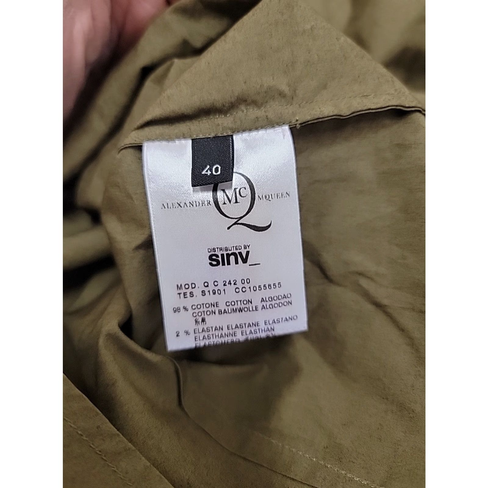McQ Alexander McQueen McQ ALEXANDER McQUEEN BUTTON-DOWN COLLARED TOP SHIRT Green SIZE 40 Size S / US 4 / IT 40 - 6 Thumbnail