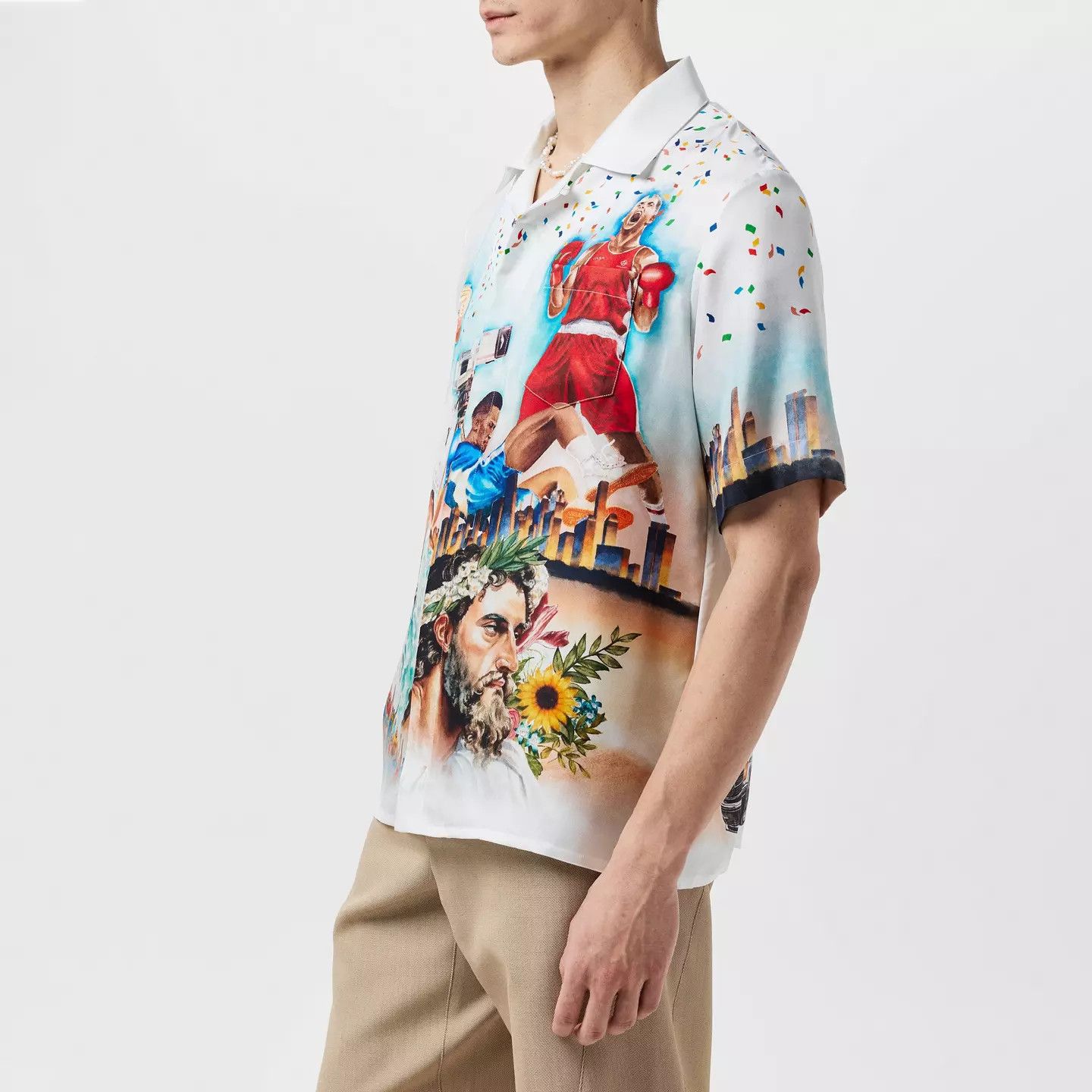 Casablanca o1g2r1mq0426 Celebration Shirt in Multicolor Size US S / EU 44-46 / 1 - 3 Thumbnail