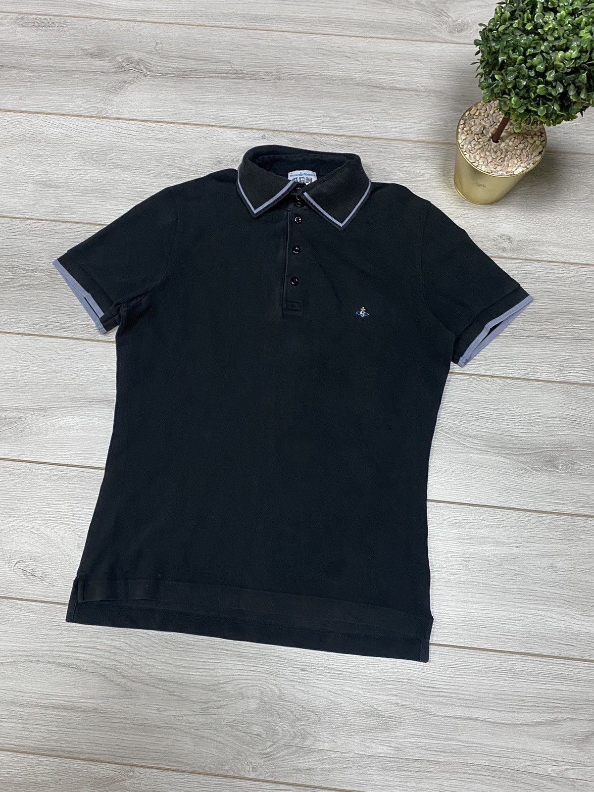 Vivienne Westwood Vivienne Westwood vintage faded small orb polo stripes Size US XL / EU 56 / 4 - 1 Thumbnail
