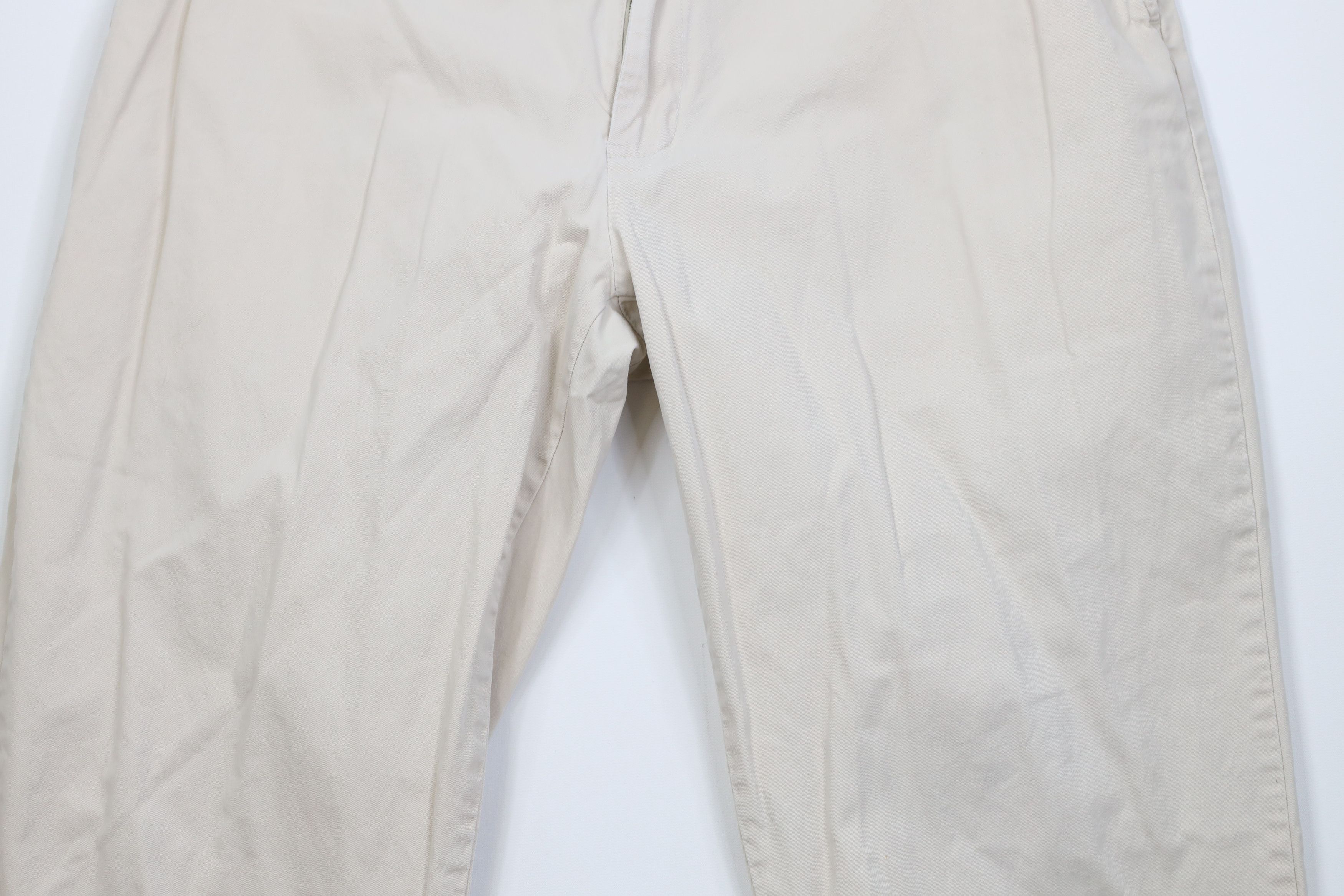 Ralph Lauren Vintage 90s Ralph Lauren Prospect Wide Leg Chino Pants Stone Size US 38 / EU 54 - 3 Thumbnail
