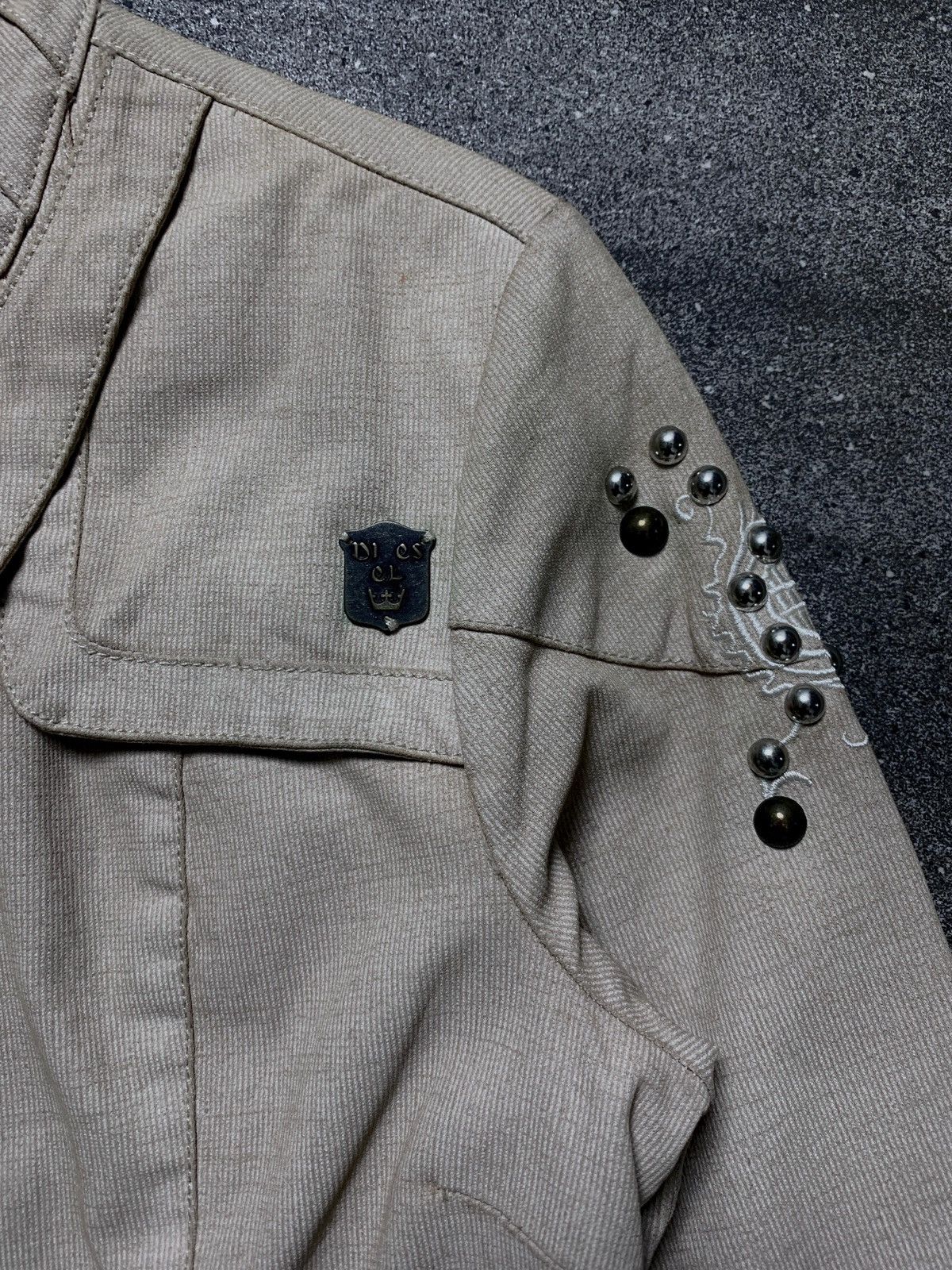 Diesel Vintage Biker Studded Jacket Size US M / EU 48-50 / 2 - 5 Thumbnail