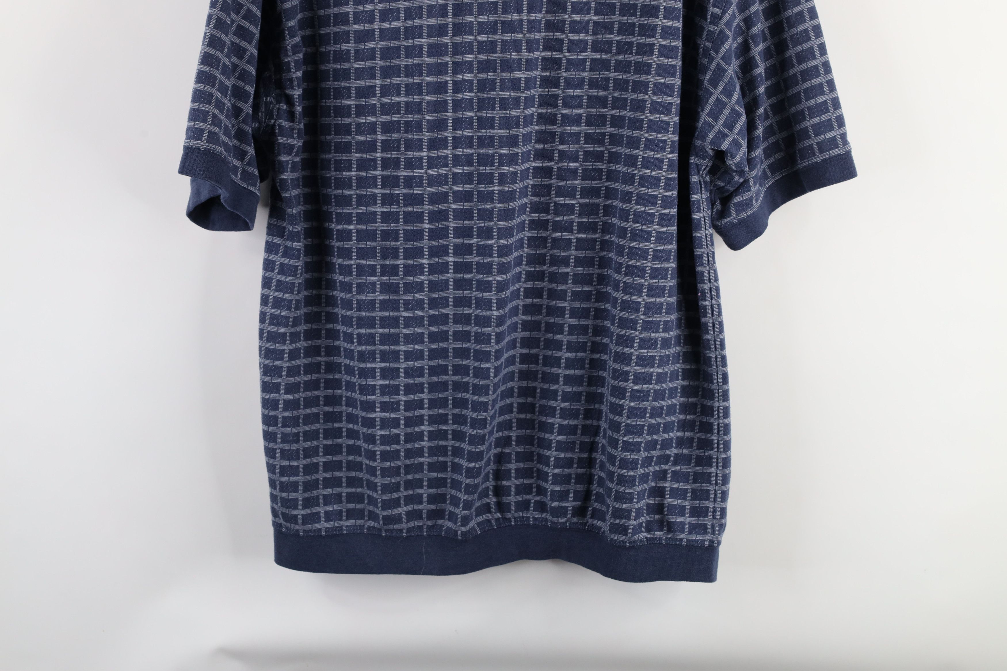 Vintage Vintage 90s Streetwear Geometric Knit Pullover Polo Shirt Size US M / EU 48-50 / 2 - 8 Thumbnail