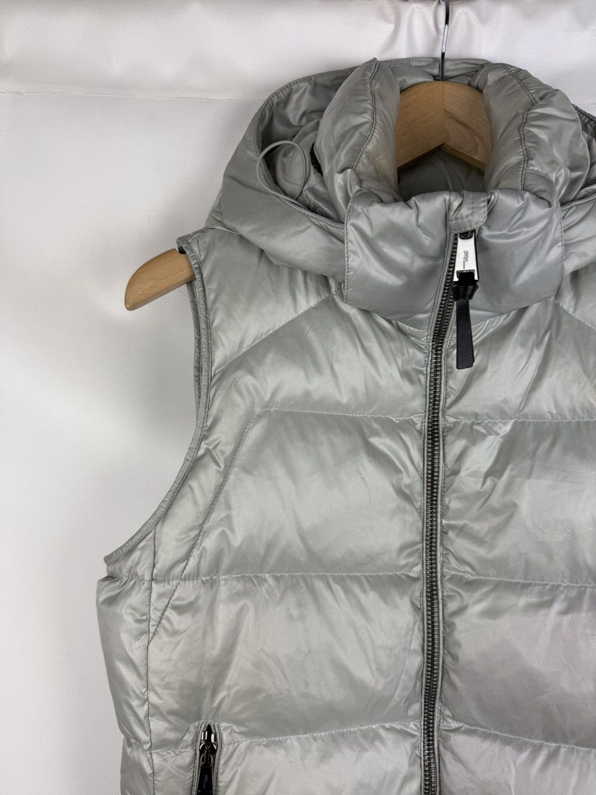 Polo Ralph Lauren Polo Ralph Lauren Hooded Nylon Down Puffer Vest Jacket Size S / US 4 / IT 40 - 2 Thumbnail