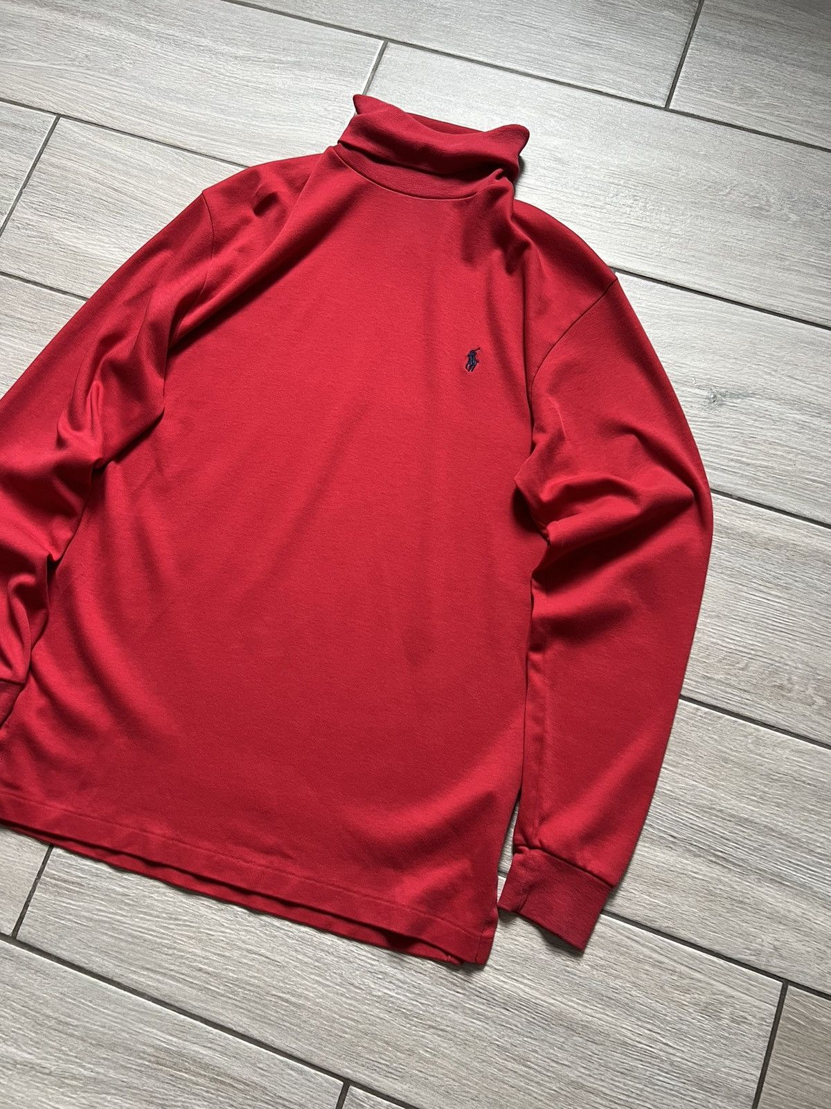 Vintage Polo Ralph Lauren Red ❤️ Long Sleeve Rar Size US S / EU 44-46 / 1 - 3 Thumbnail