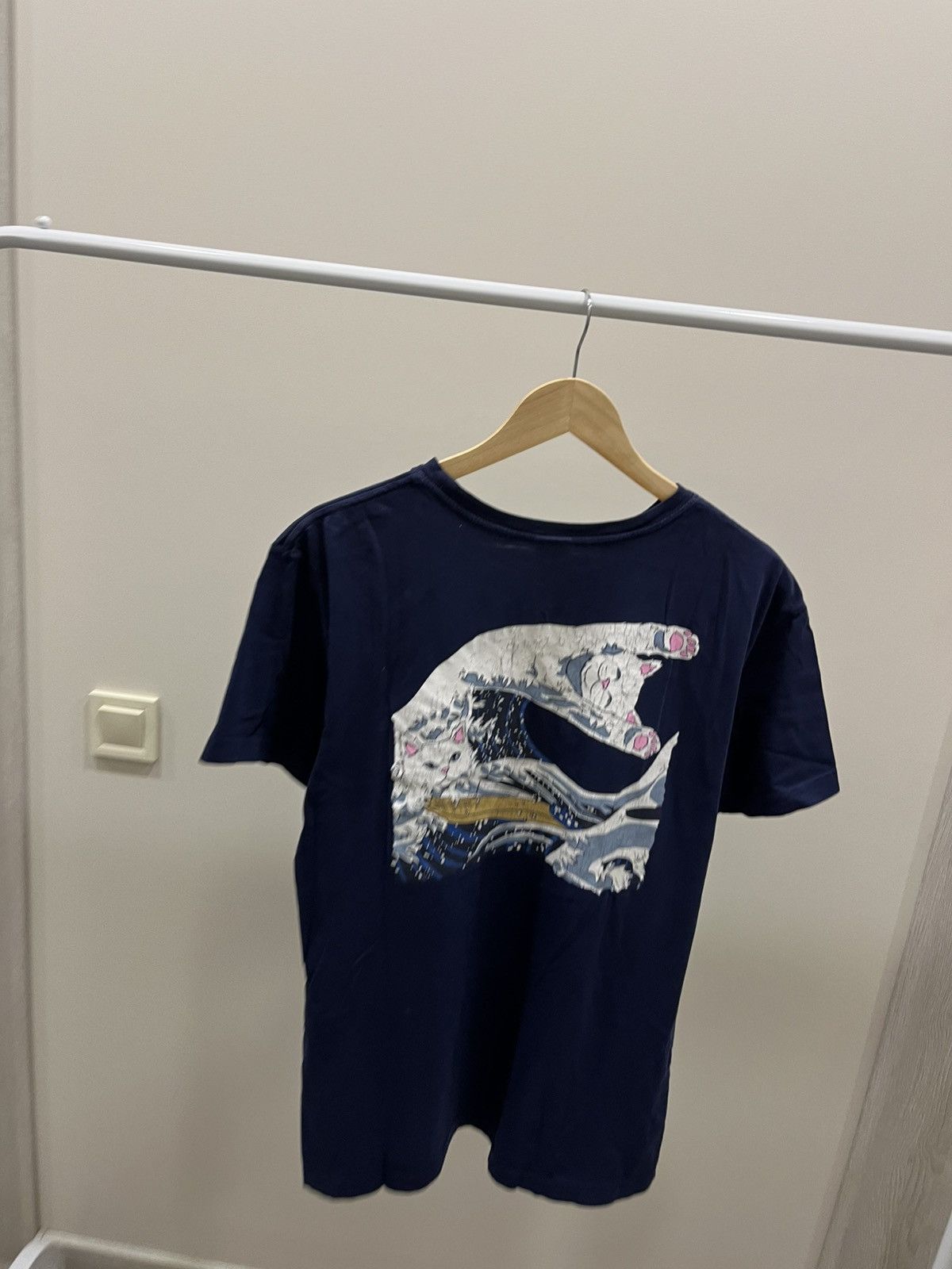 RIPNDIP RipnDip Blue Nermal Y2K T-Shirt w/ Pocket Made in Mexico Size US L / EU 52-54 / 3 - 1 Thumbnail