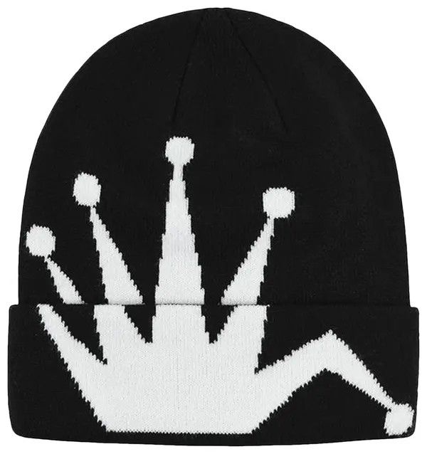 Stussy Crown Jacquard Cuff Beanie 'Black'