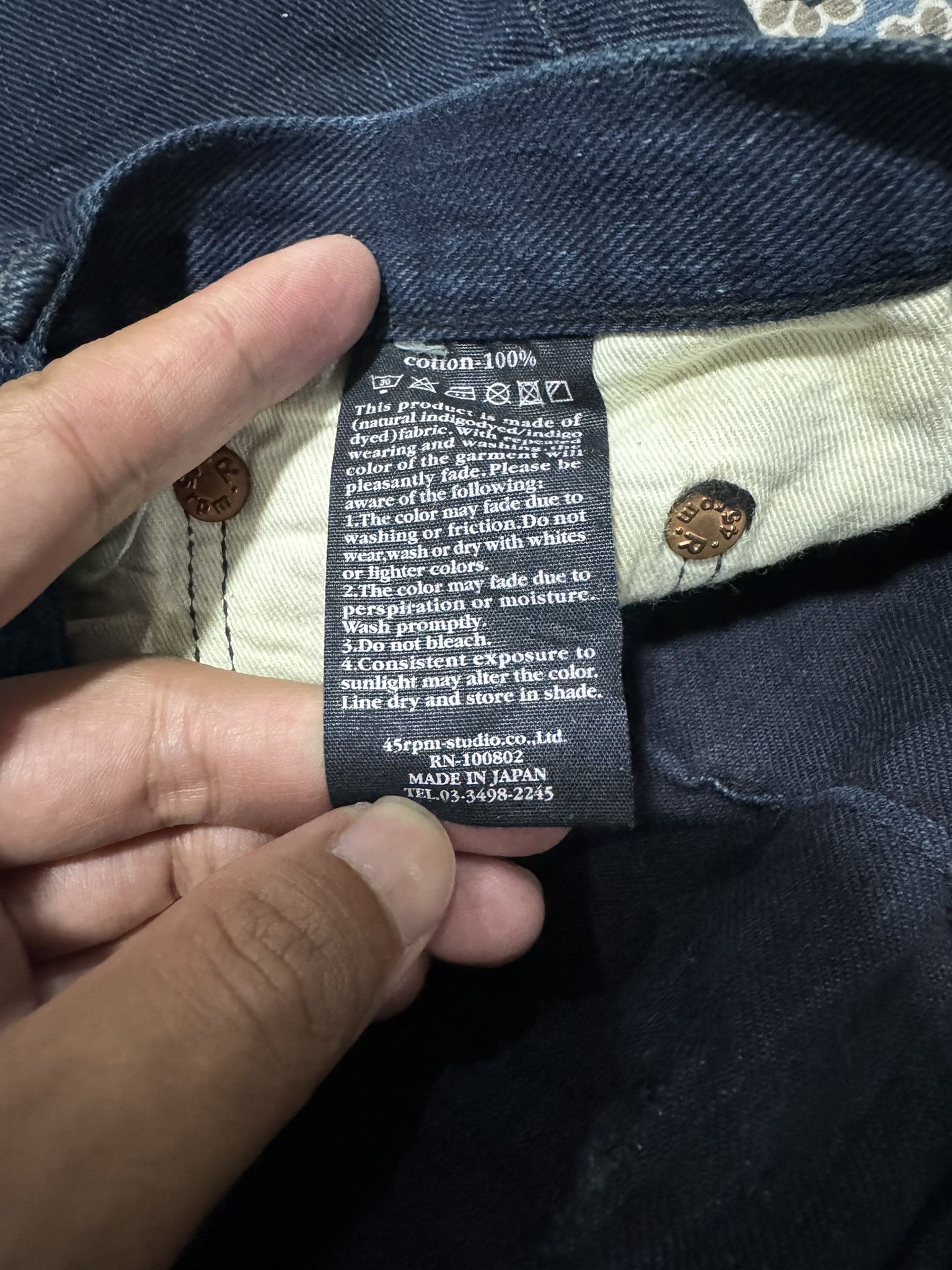 45rpm × Japanese Brand Japanese Brand WMNS 45rpm Denim Jeans Low Rise Kapital Size 28" / US 6 / IT 42 - 7 Thumbnail