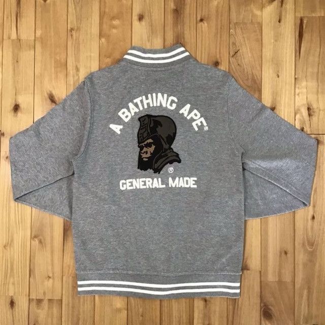Bape BAPE General embroidered sweat varsity jacket a bathing ape Size US S / EU 44-46 / 1 - 3 Thumbnail