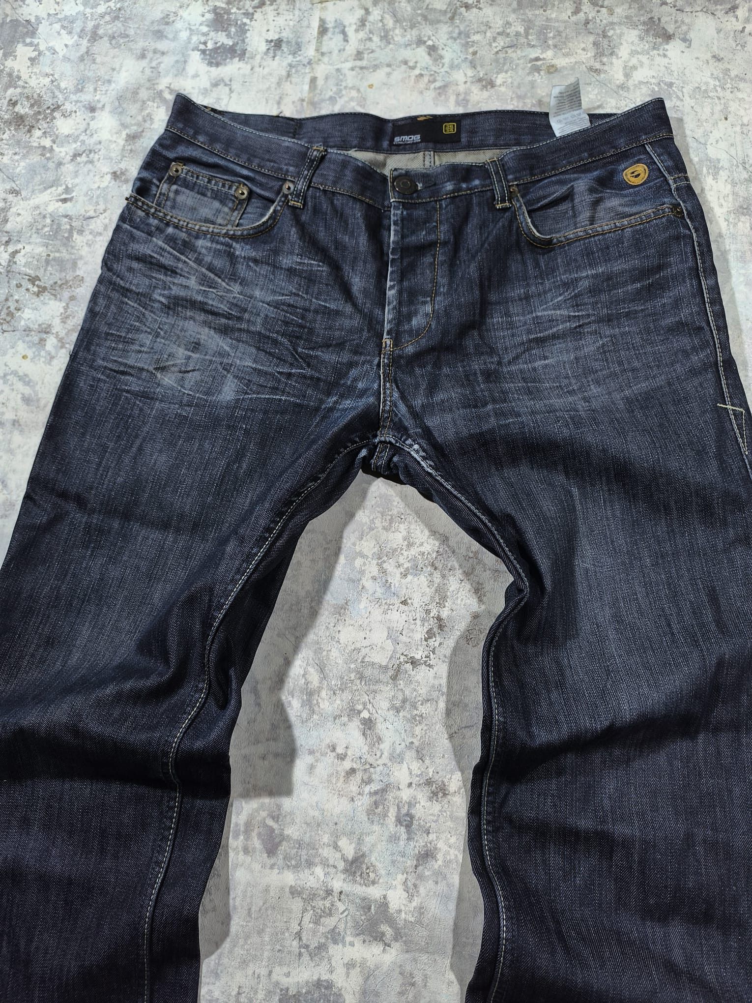 Vintage DARKWASH LOOSE WAXY JEANS GRUNGE BALENCIAGA Size US 36 / EU 52 - 4 Thumbnail