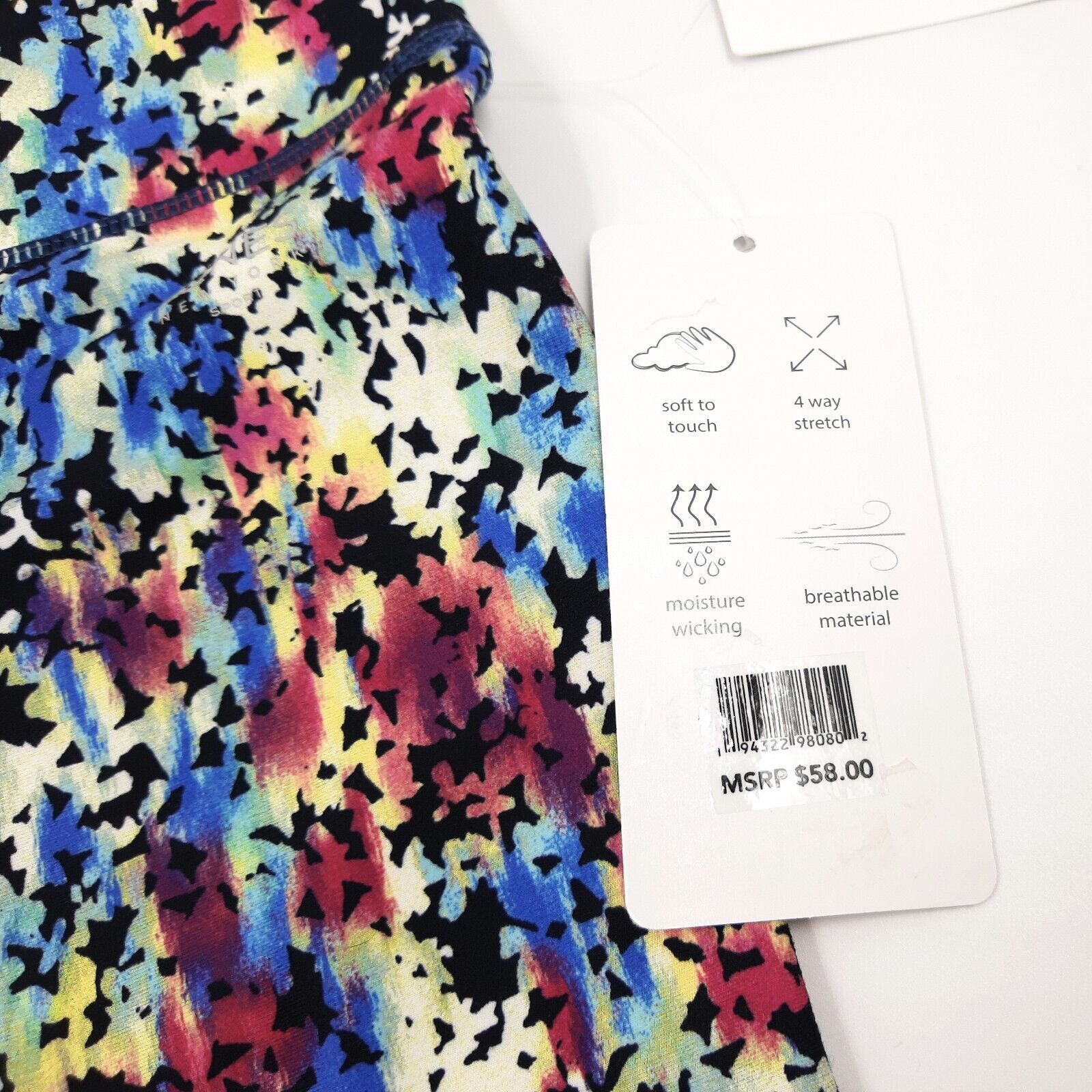 Jones New York Jones New York Women Abstract Workout 7/8 Leggings Size M Size 30" / US 8 / IT 44 - 3 Thumbnail