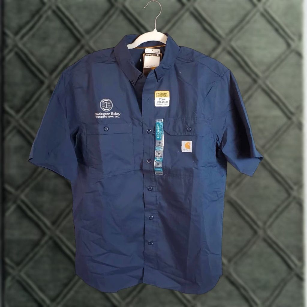 Carhartt VINTAGE Carhartt Force Button Up Shirt Mens M Blue Embroidered Logo NWT Trail Hiker 90s Theme Outdoor Preppy Mens Size US M / EU 48-50 / 2 - 1 Thumbnail