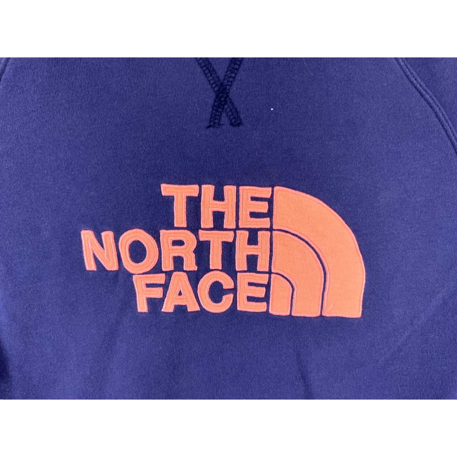 The North Face The North Face Pullover Hoodie Womens Small Purple Peach Floral Logo Sweatshirt Cotton Blend Shirt Size S / US 4 / IT 40 - 6 Thumbnail