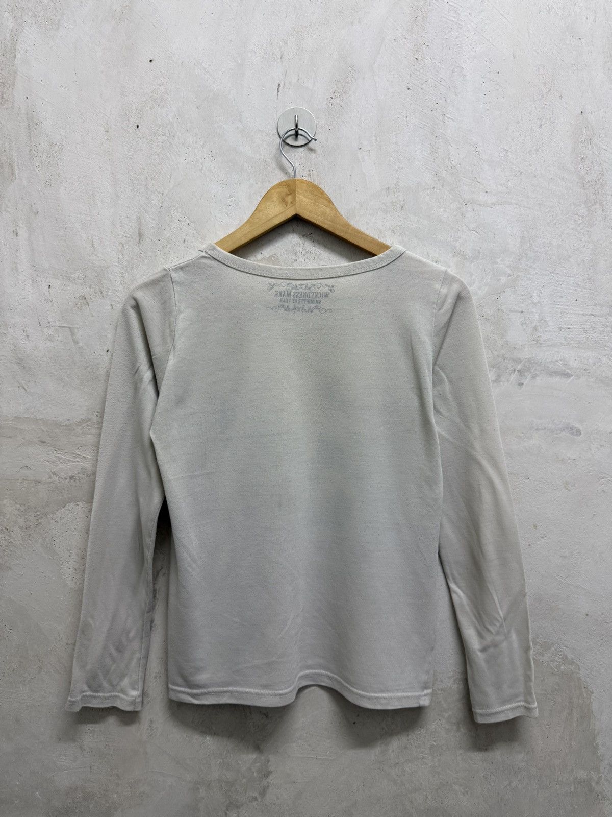 Japanese Brand Grunge Skull Gothic ifsixwasnine styled Goa Punk Tees Size XS / US 0-2 / IT 36-38 - 3 Thumbnail