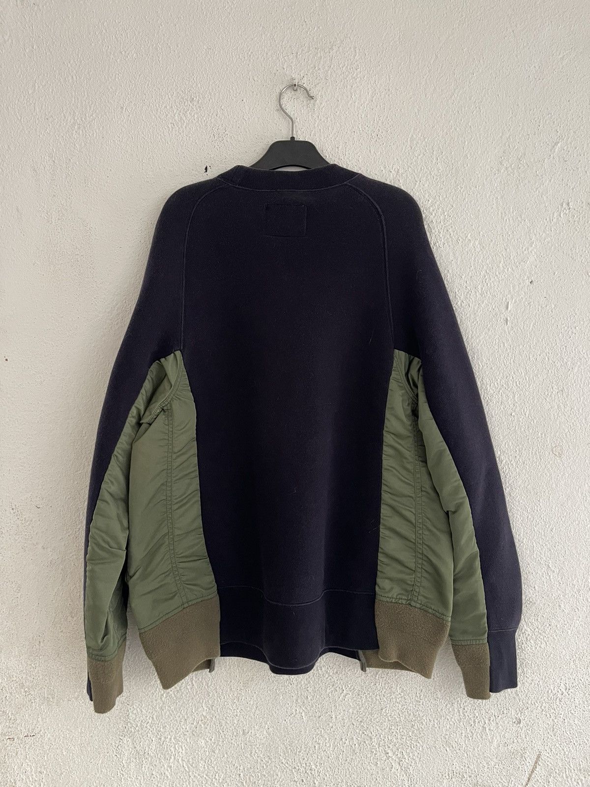 Sacai Sacai Felpa Sponge Sweat MA-1 PU (SCM 032) Size US M / EU 48-50 / 2 - 3 Thumbnail
