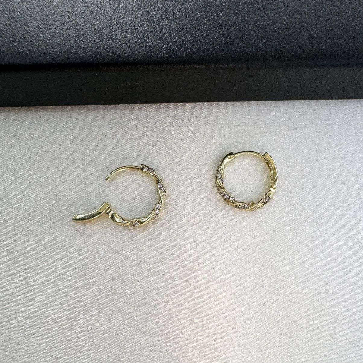 Designer × Other 14mm Small Gold Hoop Earrings for Women Size ONE SIZE - 3 Thumbnail
