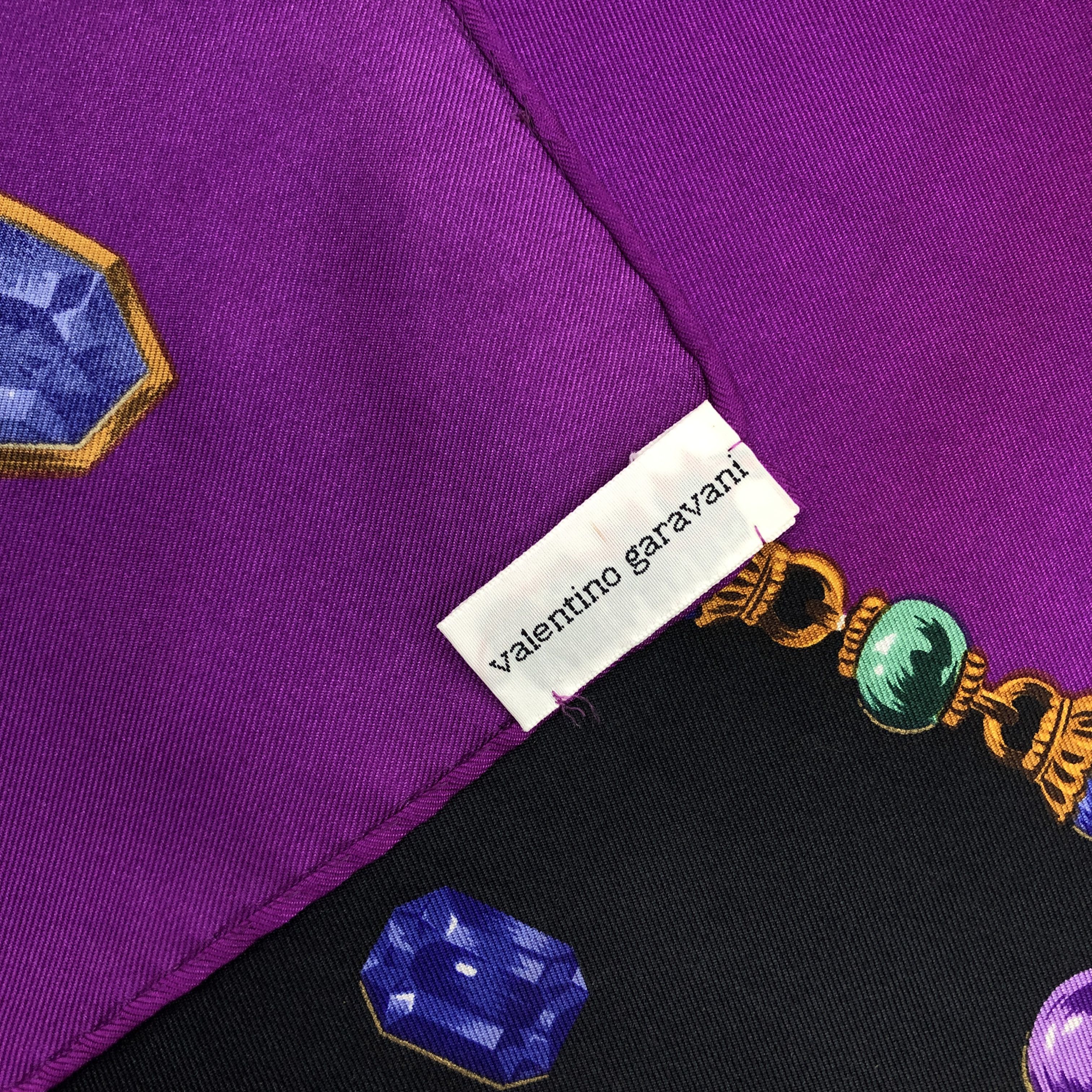 Valentino × Vintage Vintage Valentino Garavani SILK Scarf Stole Wraps Scarves Size ONE SIZE - 19 Thumbnail