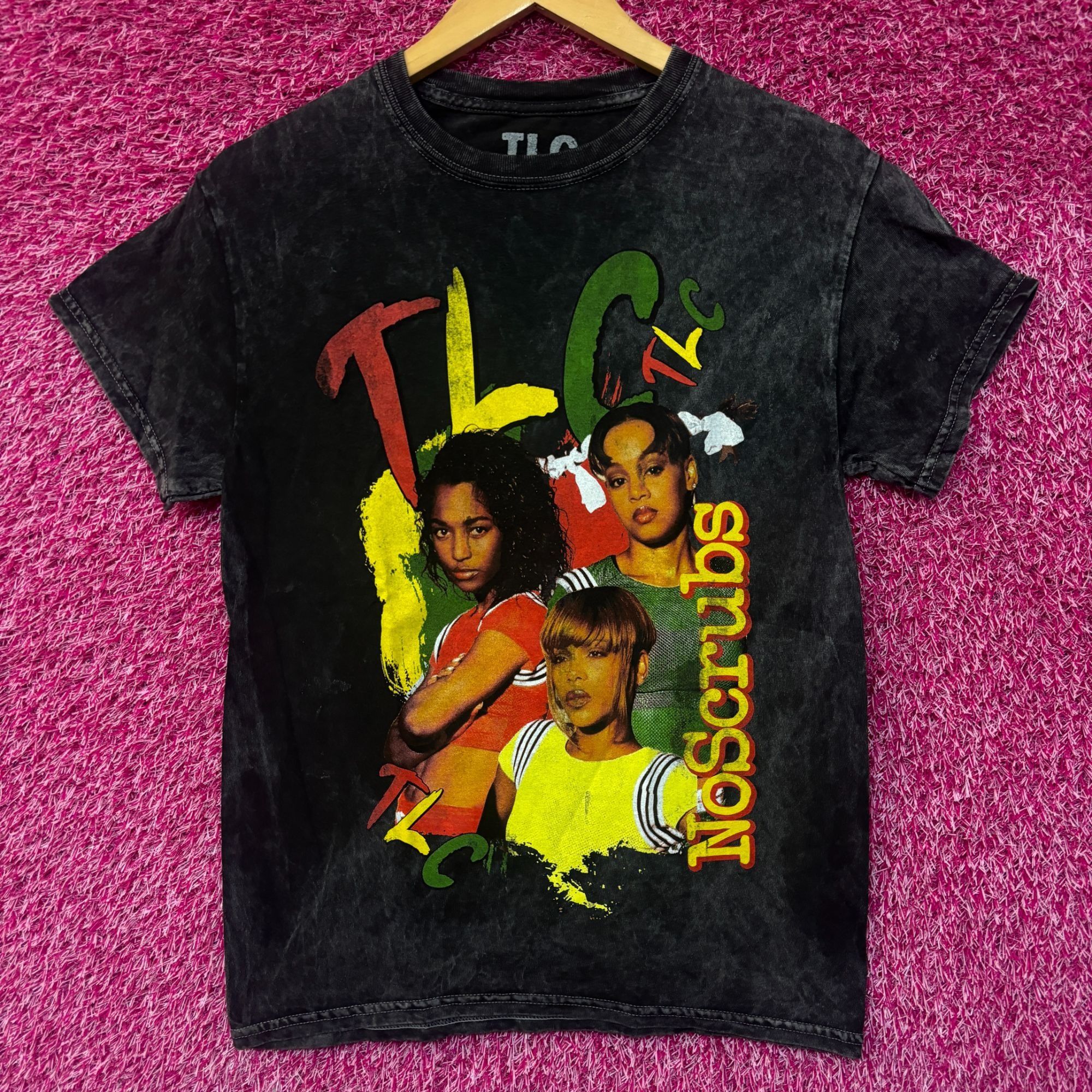 Band Tees × Rap Tees × Vintage Vintagae TLC No Scrubs Bootleg Rap 