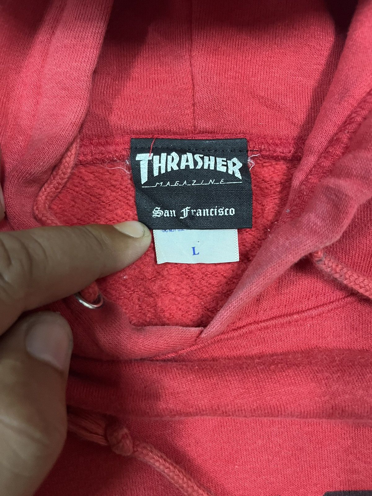 Thrasher × Vintage Thrasher streetwear hoodie Size US L / EU 52-54 / 3 - 14 Thumbnail
