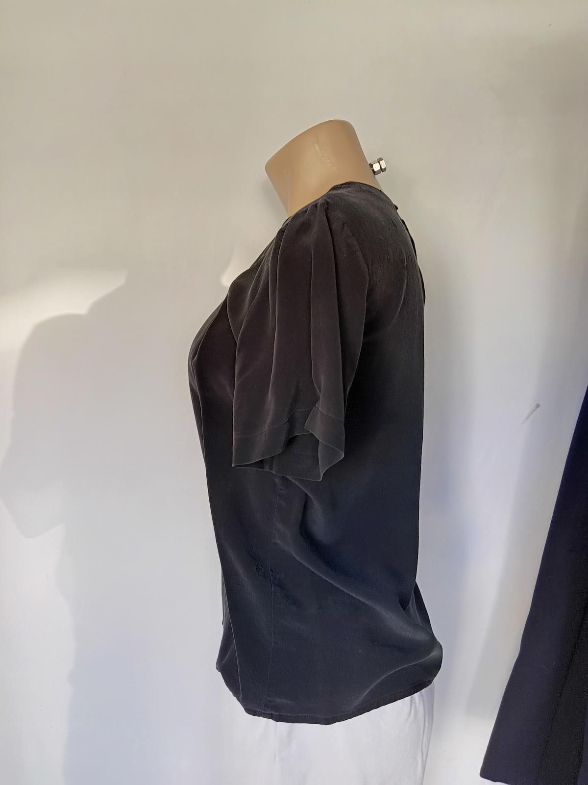 Designer Elegant Bethany Silk Blend Top - Size M Size M / US 6-8 / IT 42-44 - 5 Thumbnail