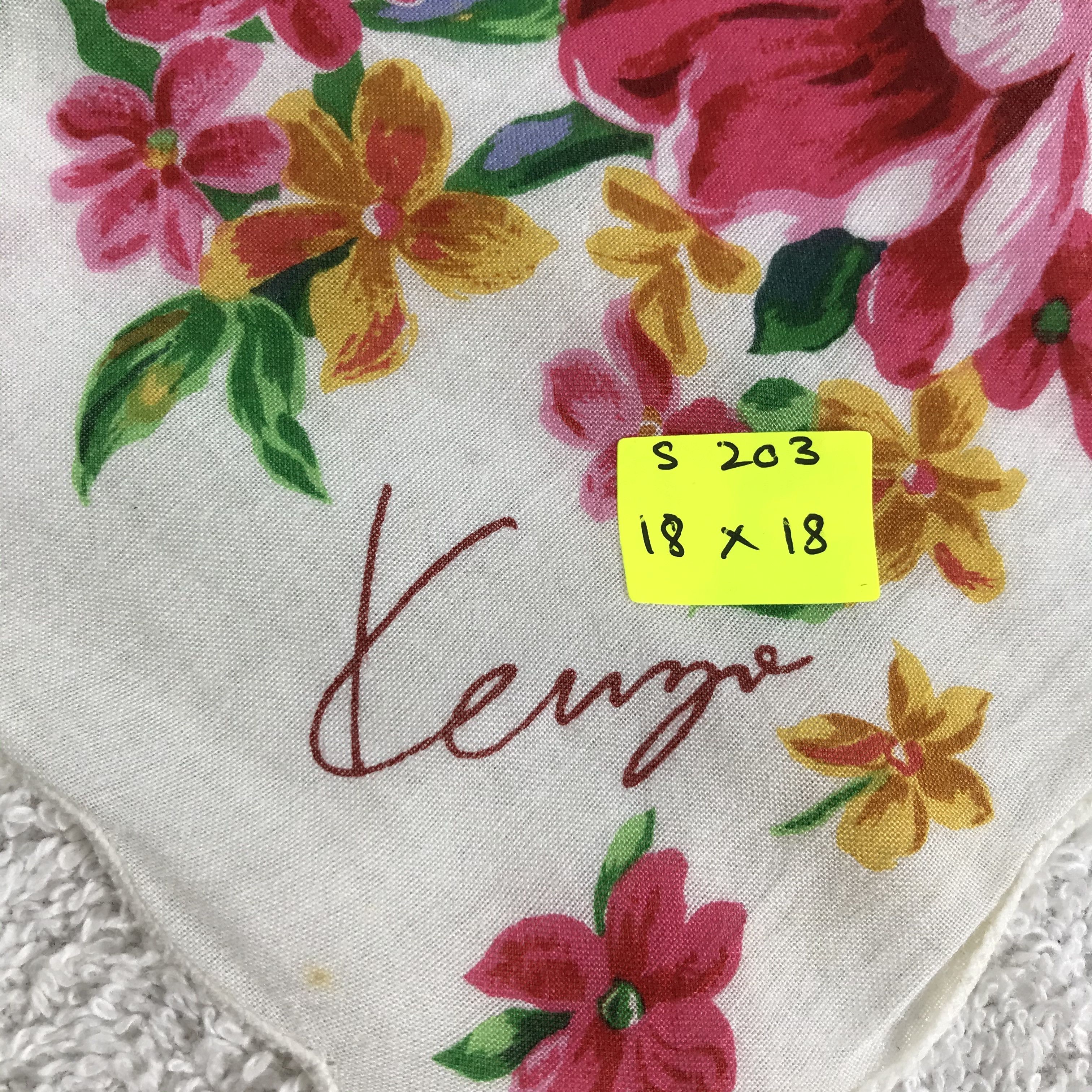 Kenzo × Vintage Kenzo Bandana / Handkerchief / Neckerchief - S203 Size ONE SIZE - 5 Thumbnail