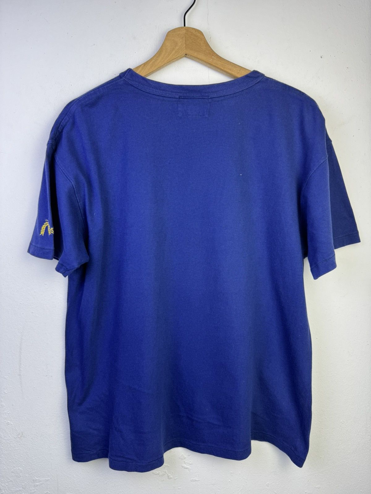 Evisu vintage Evisu blue T-shirt with a light grey seagull logo Size US M / EU 48-50 / 2 - 7 Thumbnail