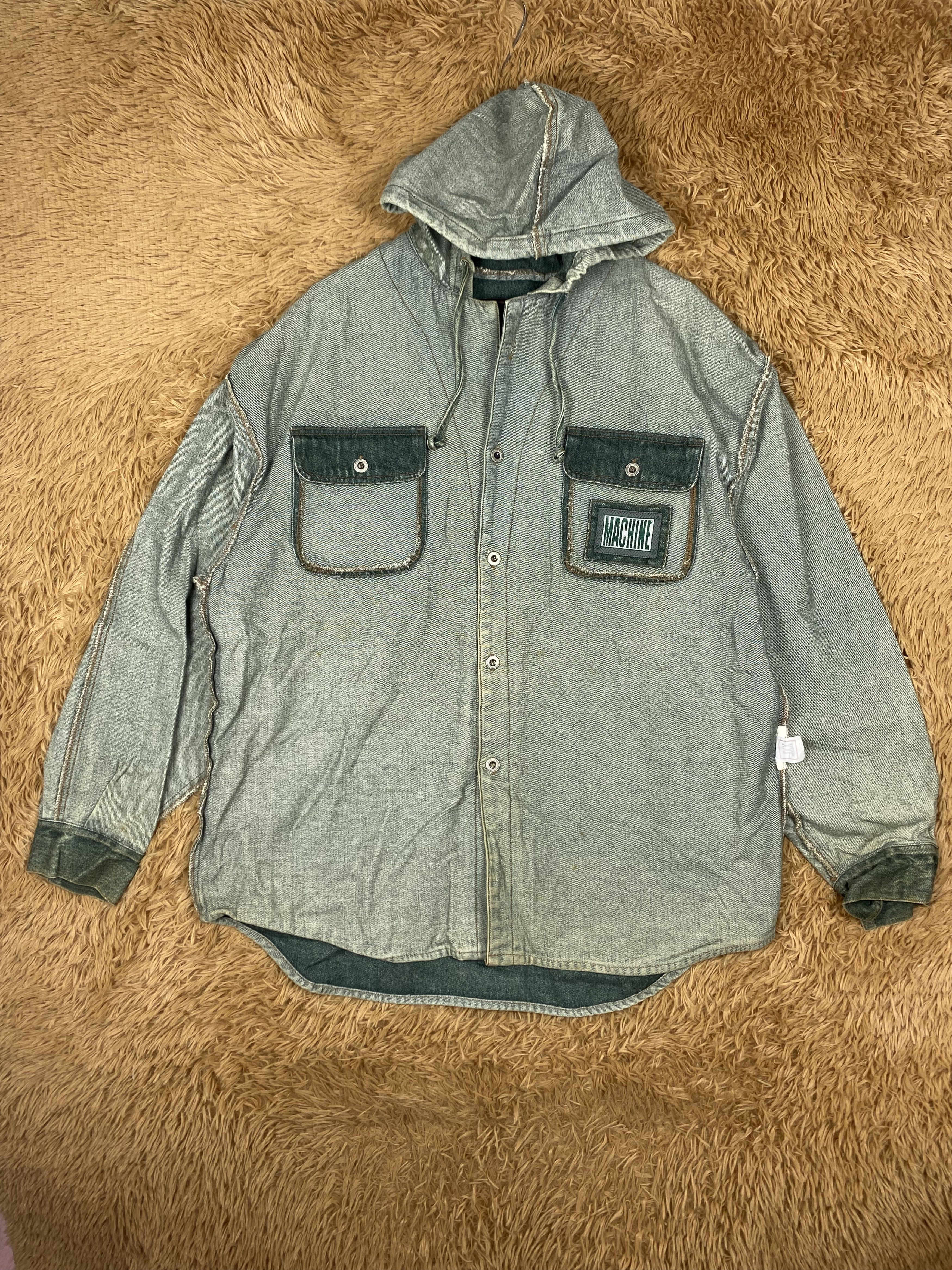 Japanese Brand Vintage Machine Denim Jacket DJ0762 Size US XXL / EU 58 / 5 - 1 Thumbnail