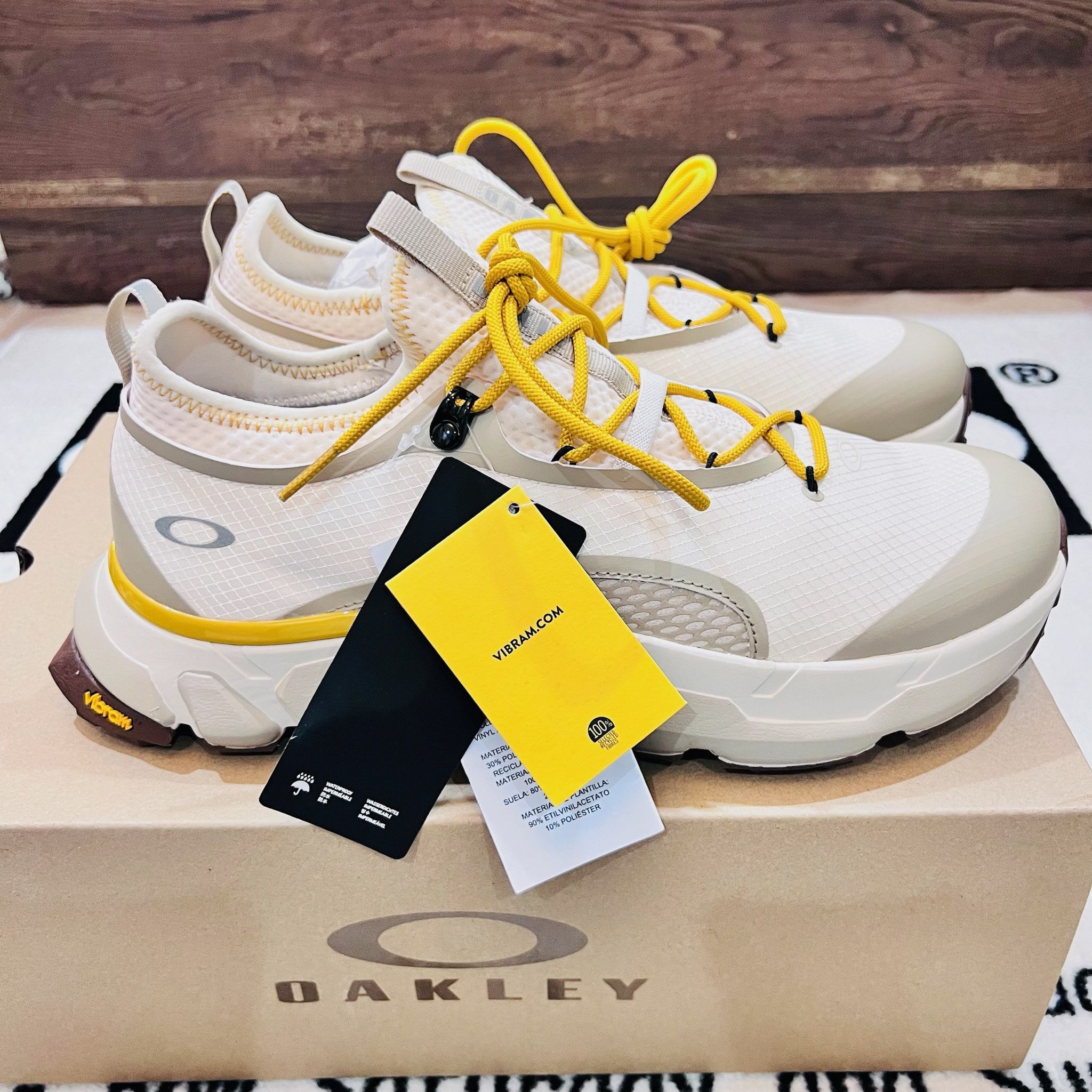 Oakley Oakley Light Shield Yellow Waterproof Vibram Sole Sneakers Size US 10 / EU 43 - 1 Thumbnail