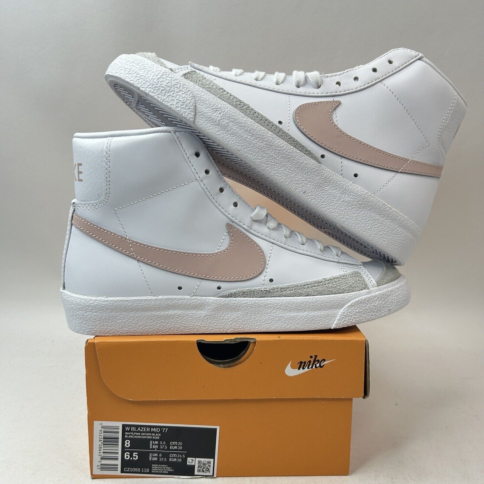 Nike Nike Blazer Mid 77 Vintage WMNS “Pink Oxford” 2024 Size US 8 / IT 38 - 1 Thumbnail
