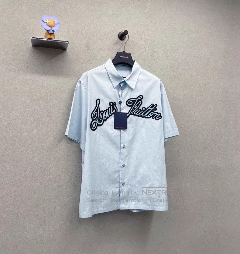Louis Vuitton Louis Vuitton Monogrammed embroidered single-breasted shir Size US XL / EU 56 / 4 - 3 Thumbnail